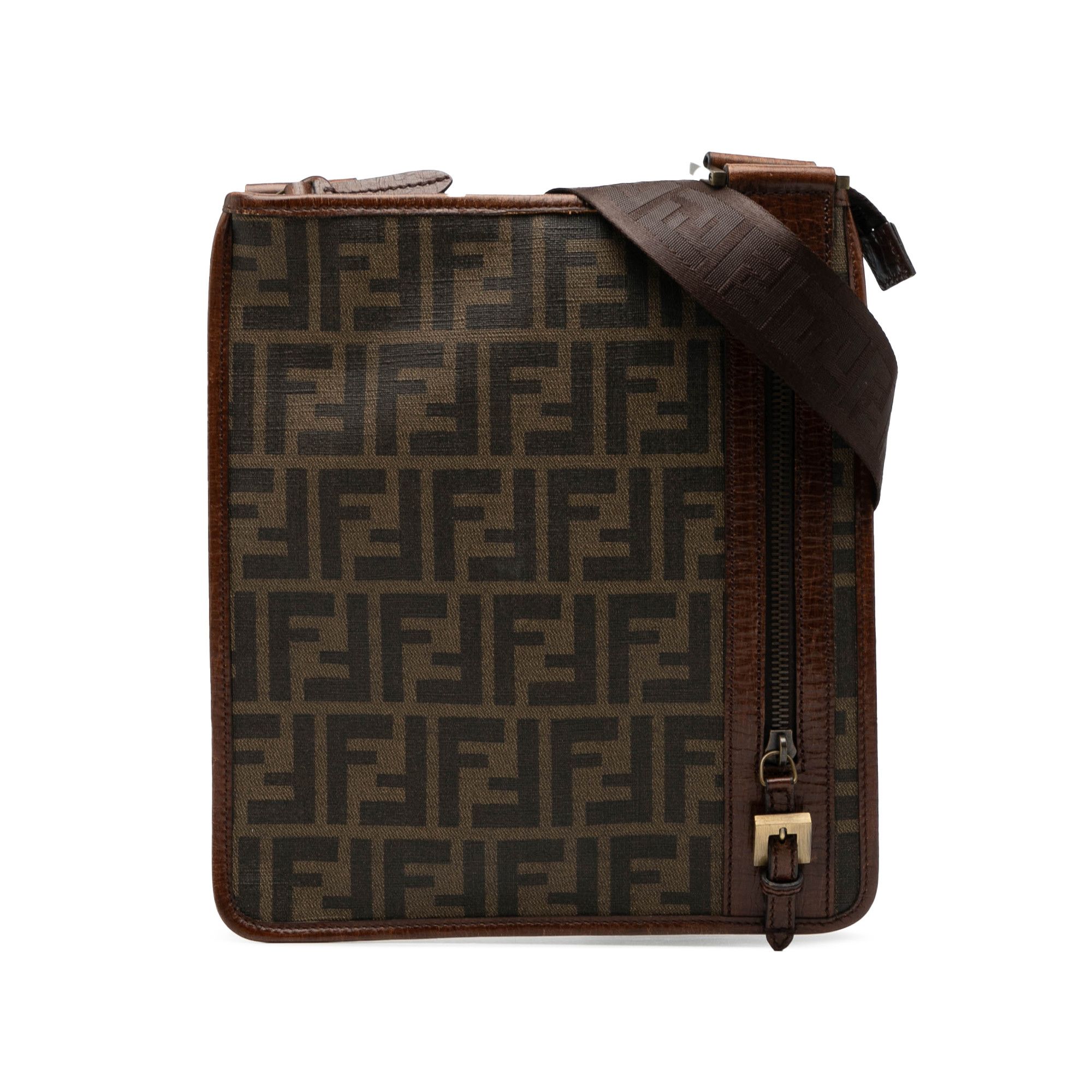 Fendi Fendi Zucca Coated Canvas Crossbody Size ONE SIZE - 1 Thumbnail