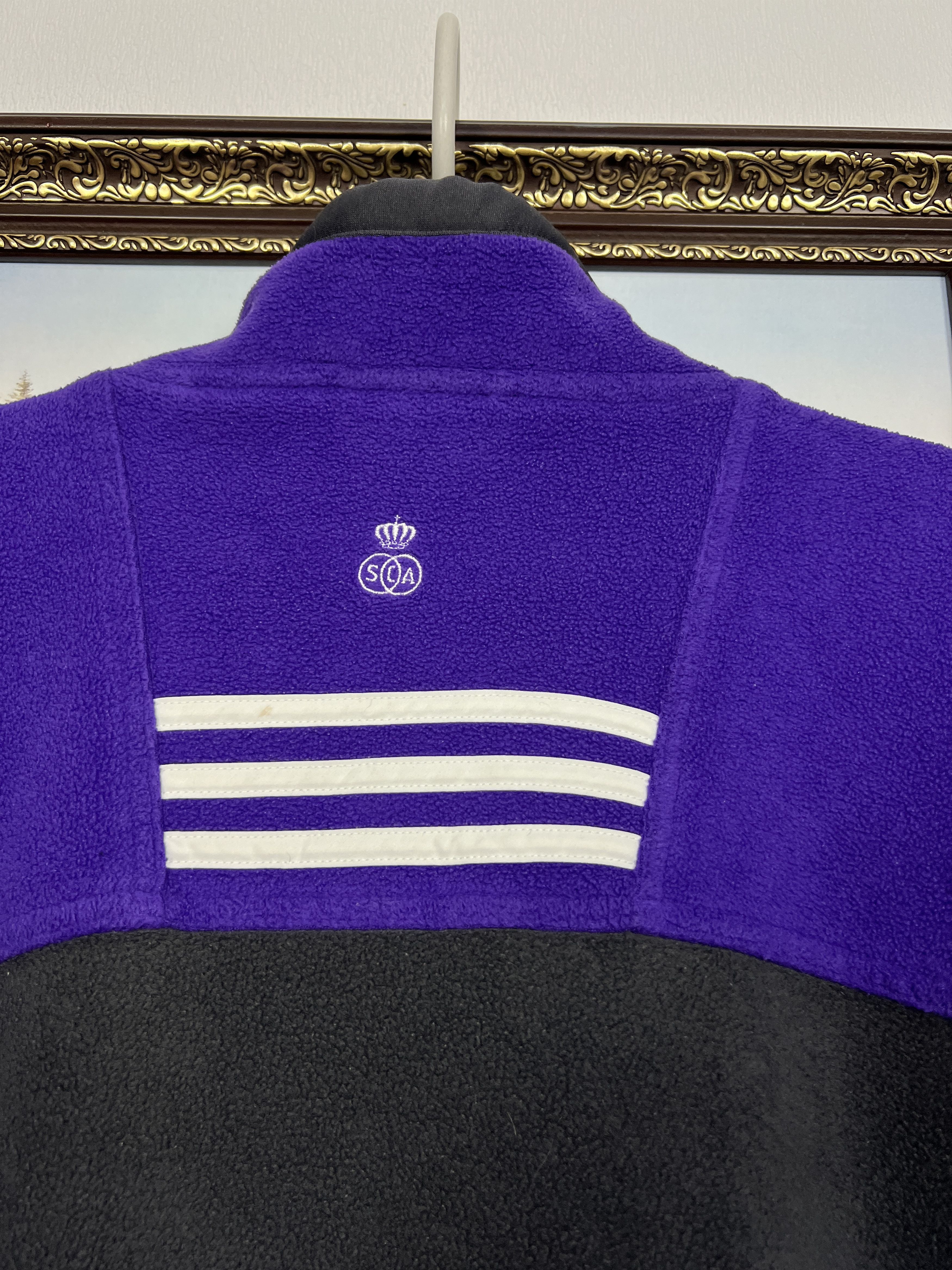 Adidas Vintage 90's Anderlecht Football Fleece Jacket Track Top Size US XL / EU 56 / 4 - 10 Thumbnail