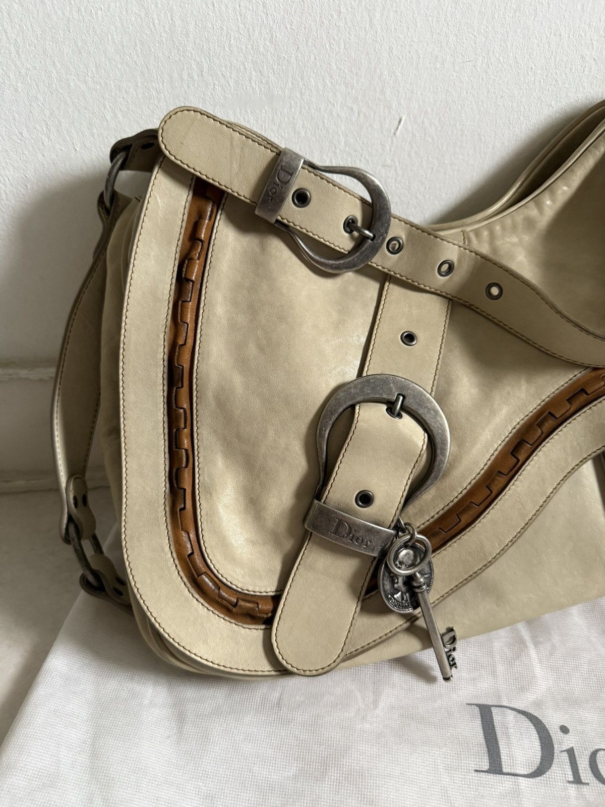 Dior 2007 Dior Gaucho Saddle bag John Galliano Era Size ONE SIZE - 11 Thumbnail