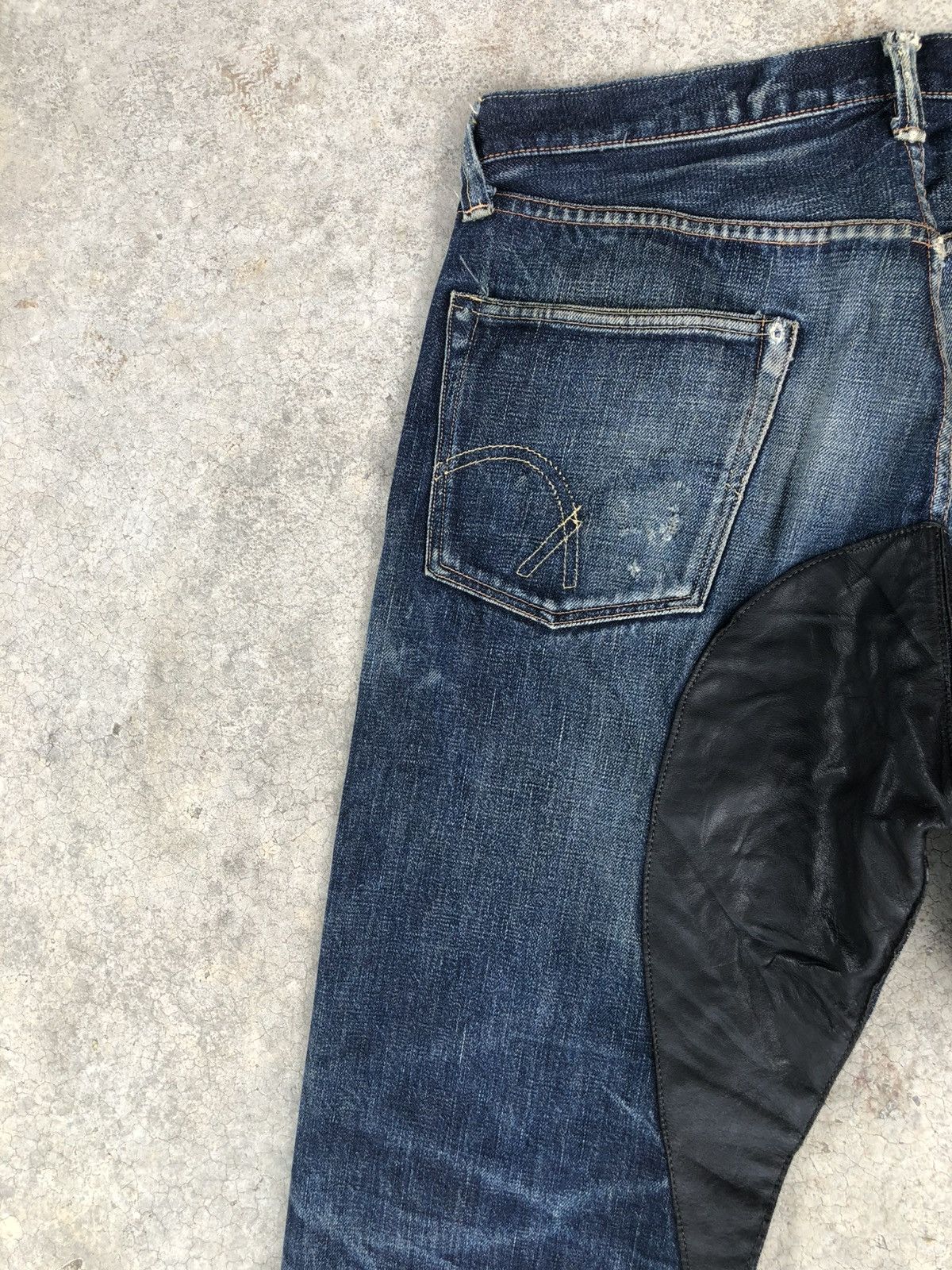 Full Count & Co. Full Count 1340k Selvedge Denim Leather Limited Distressed Size US 32 / EU 48 - 9 Thumbnail
