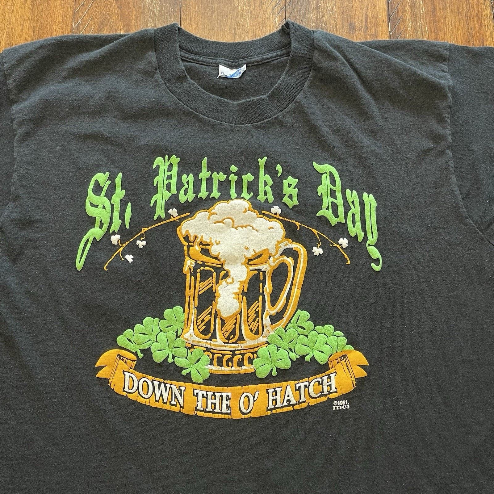 Vintage Vtg 90s Crowleys Tavern Patricks Day Bar T Shirt Men Sz XL Size US XL / EU 56 / 4 - 3 Thumbnail