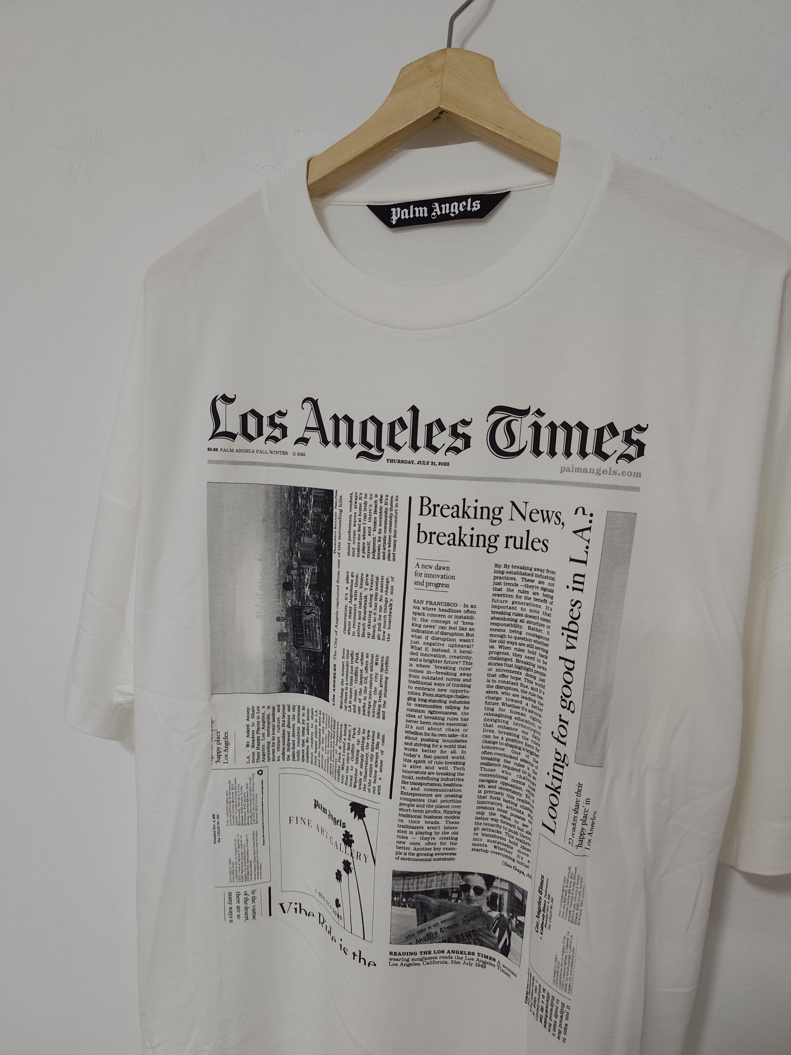 Palm Angels Palm Angels "Los Angels Times" Size US M / EU 48-50 / 2 - 2 Thumbnail