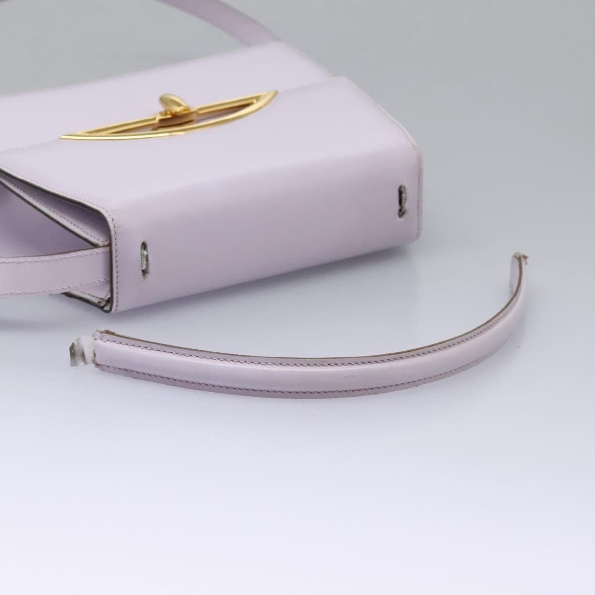 Celine CELINE Hand Bag Leather Purple Gold Size ONE SIZE - 7 Thumbnail