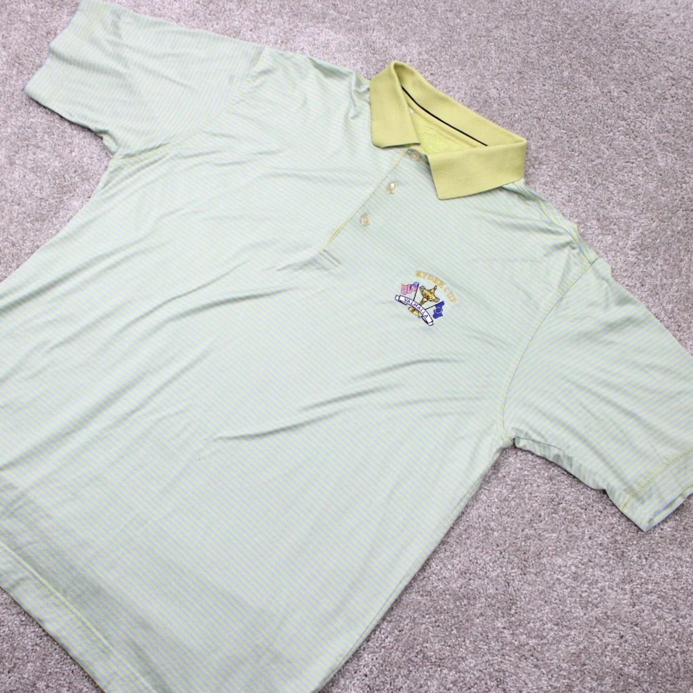 Cutter & Buck Cutter & Buck Polo Signature Polo Shirt Mens Large Green Ryder Cup Logo Valhalla Size US L / EU 52-54 / 3 - 3 Thumbnail