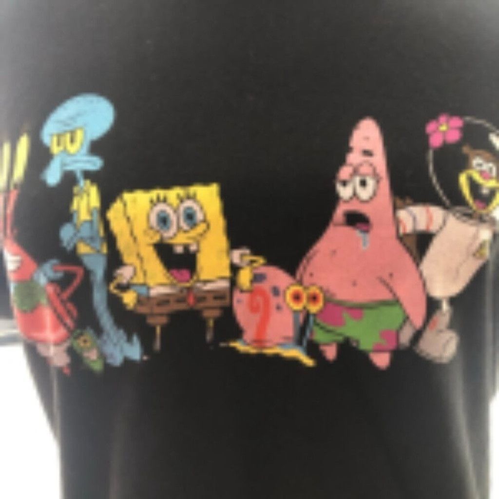Nickelodeon Nickelodeon Cropped T-Shirt SpongeBob SquarePants Black sz M Size M / US 6-8 / IT 42-44 - 7 Thumbnail