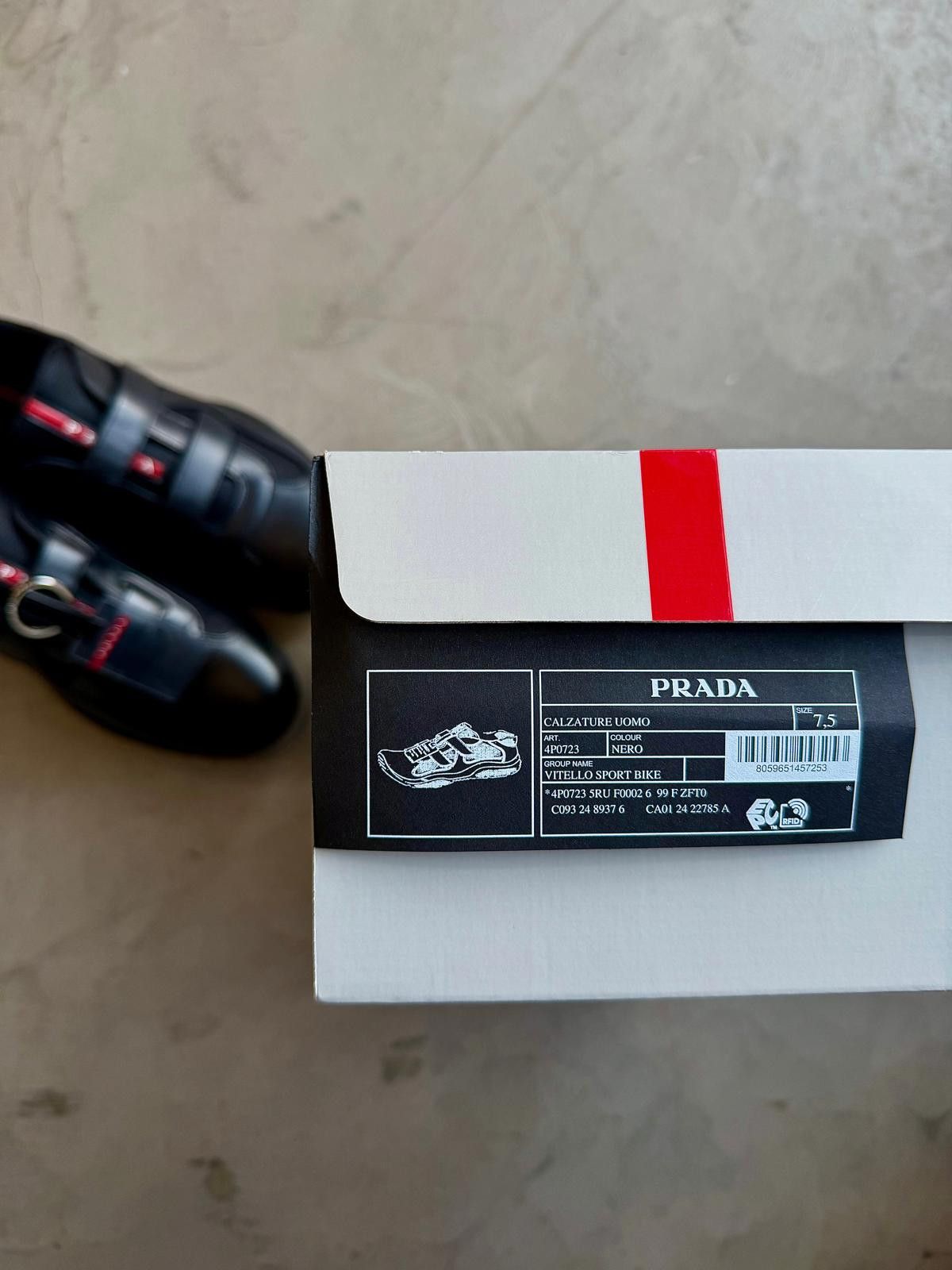 Other Prada America Cup Black Sz. 7.5 (US9M) Size US 7.5 / IT 37.5 - 6 Thumbnail