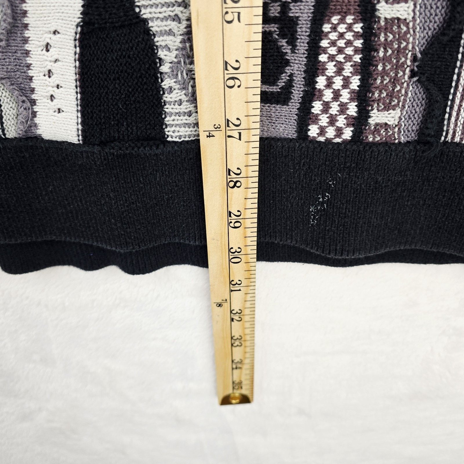 Zara Vintage Zara Mens XL 3D Knit Textured Coogi Style Sweater Size US XL / EU 56 / 4 - 11 Thumbnail