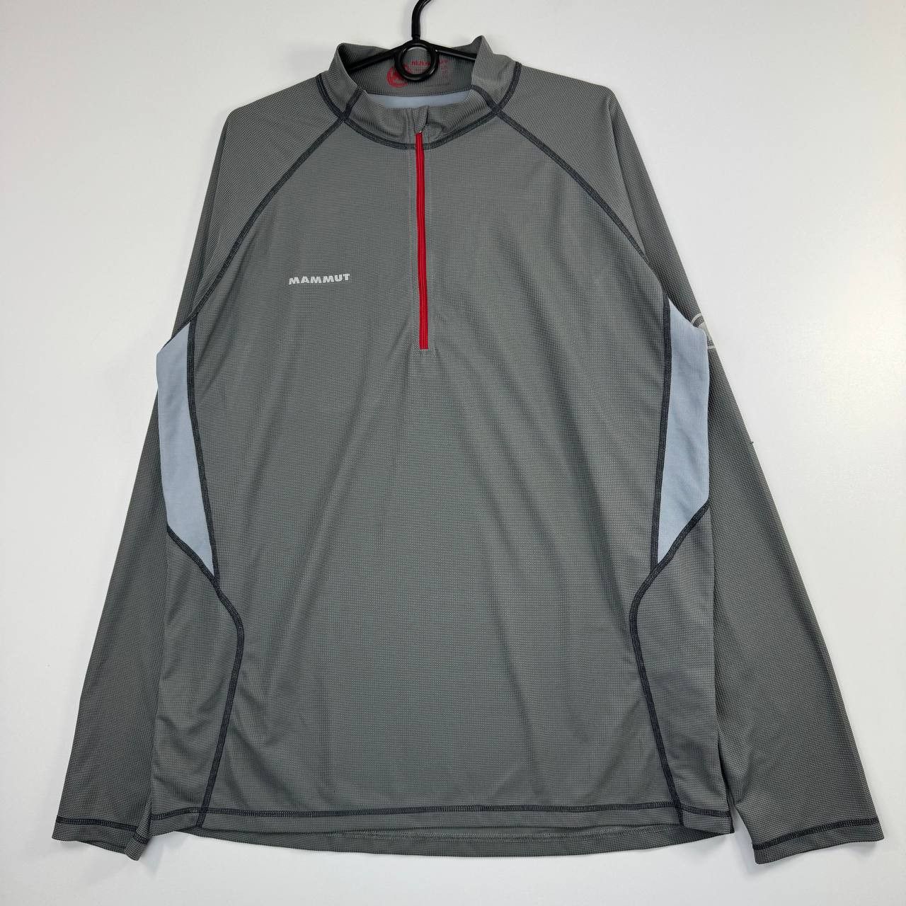 Mammut Mammut Quarter Zip Base Layer Hiking Top Grey Mens Size XXL Size US XXL / EU 58 / 5 - 1 Thumbnail