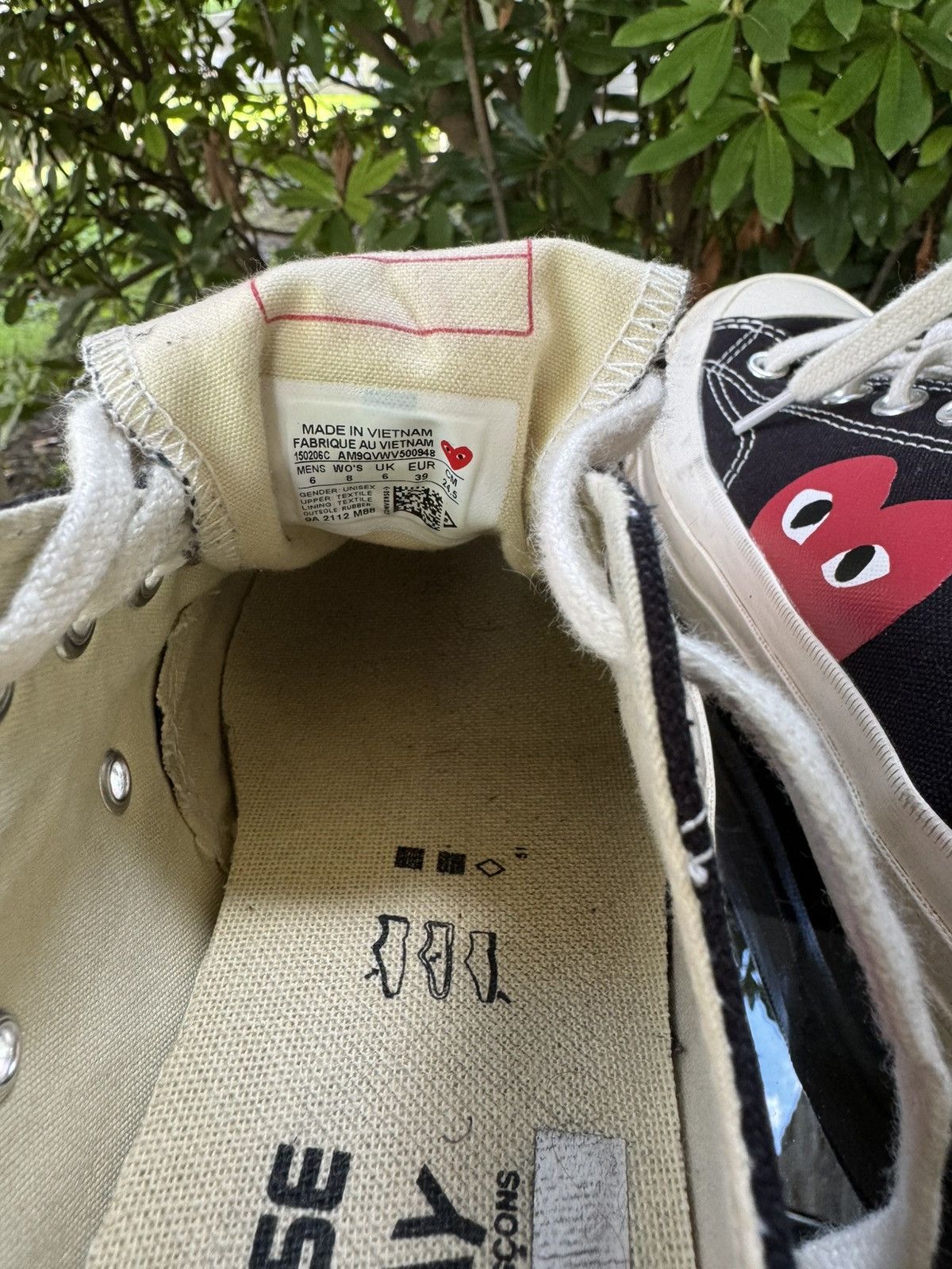 Comme des Garcons CDG converse Size US 8 / IT 38 - 4 Thumbnail