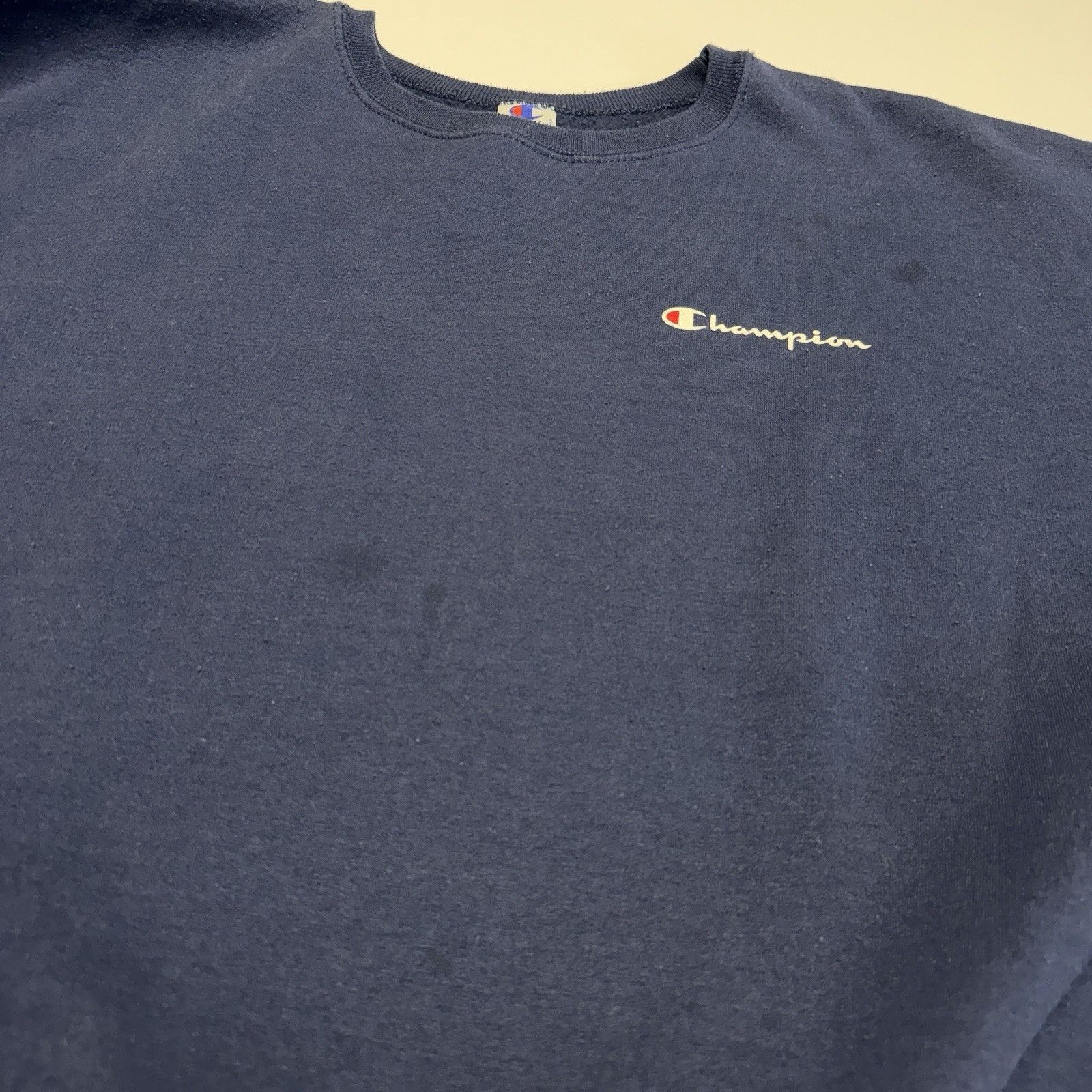 Champion Vintage 90s Champion Crew Neck Sweatshirt Mens 2XL Blue Size US XXL / EU 58 / 5 - 4 Thumbnail