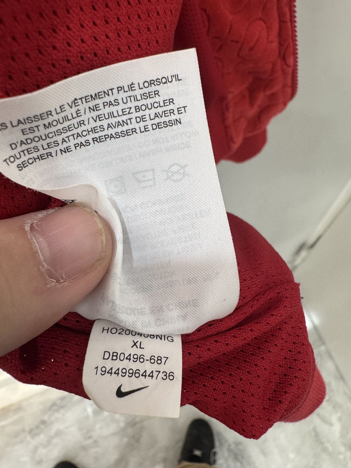 Nike × Supreme Supreme Nike Velour Track Jacket Size US XL / EU 56 / 4 - 7 Thumbnail