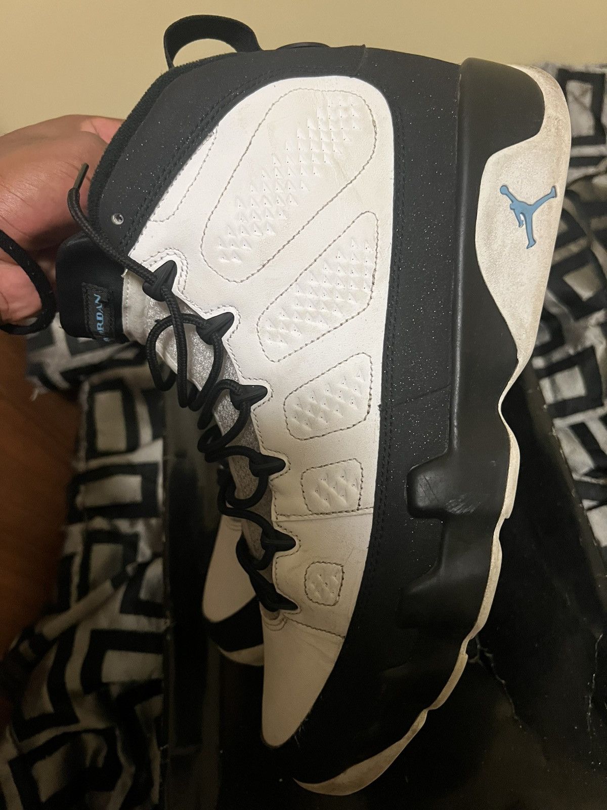 Jordan 9 Retro University Blue