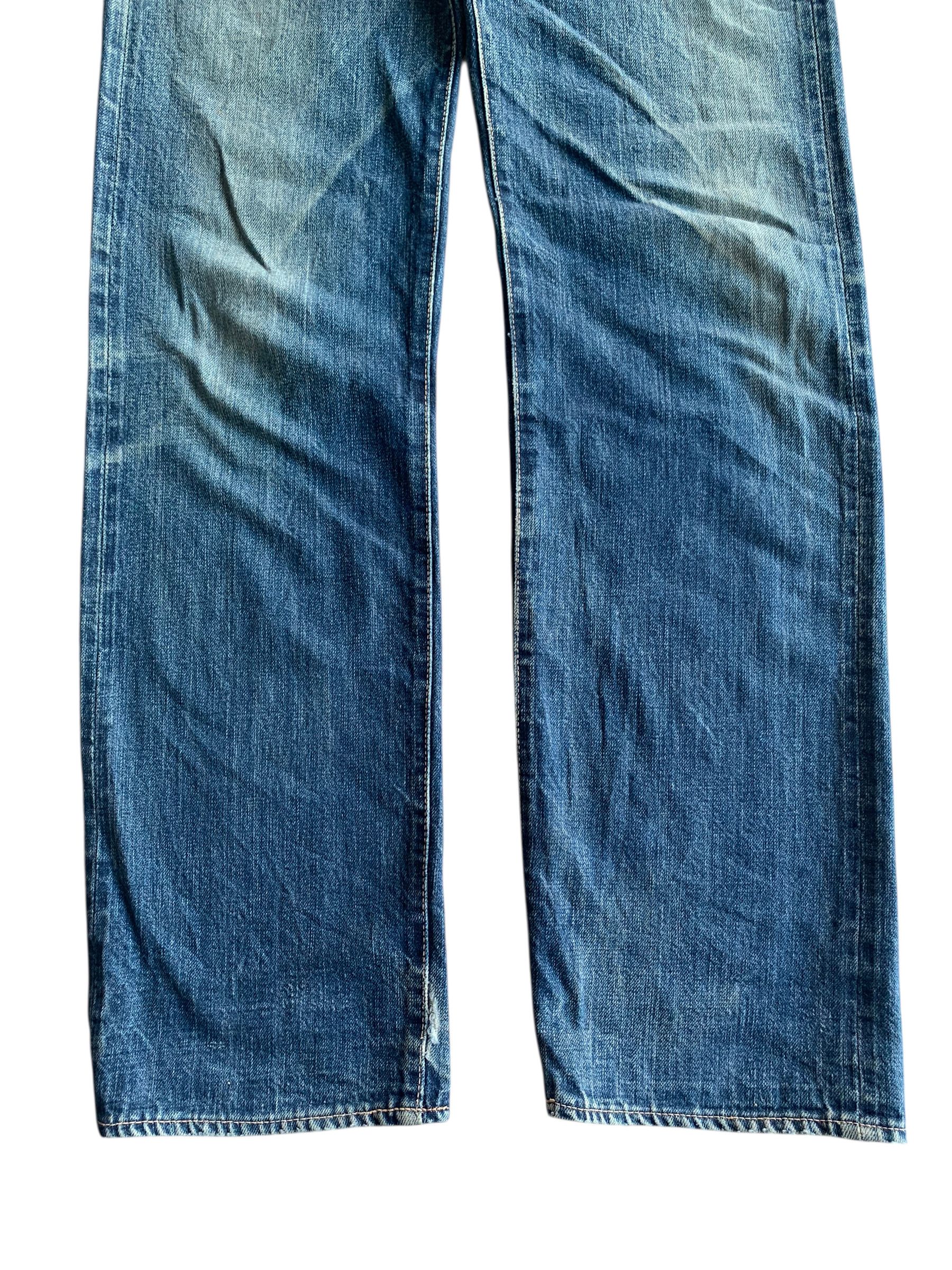 OMNIGOD VINTAGE OMNIGOD SELVEDGE RUSTY JAPANESE DISTRESSED DENIM Size US 29 - 7 Thumbnail