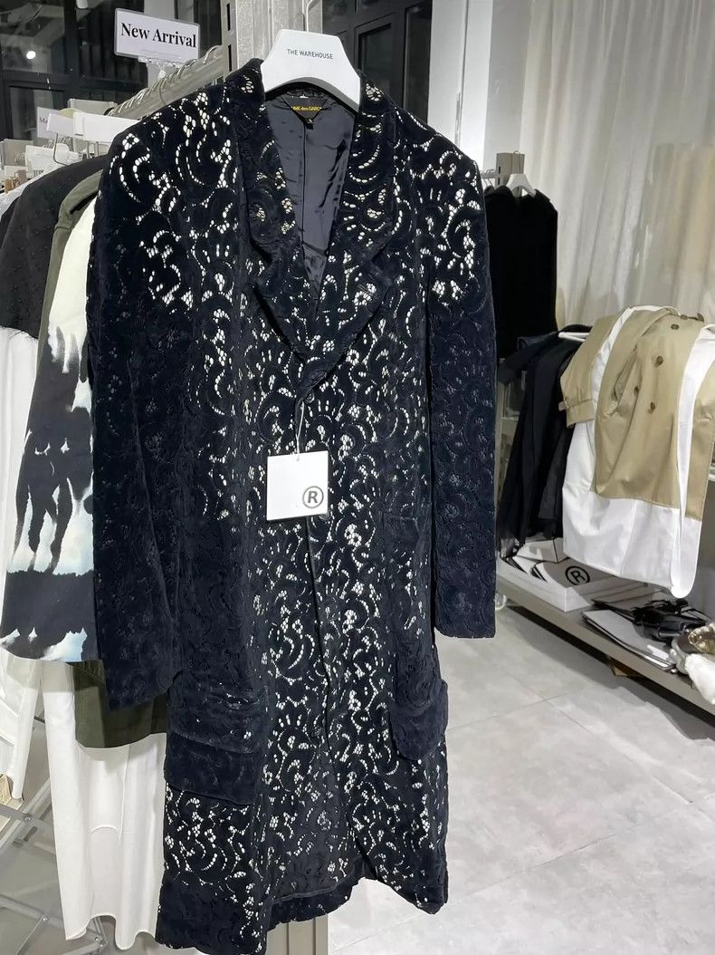 Comme des Garcons Comme Des Garcons Large Main Line Carved Lace Coat Size S / US 4 / IT 40 - 2 Thumbnail