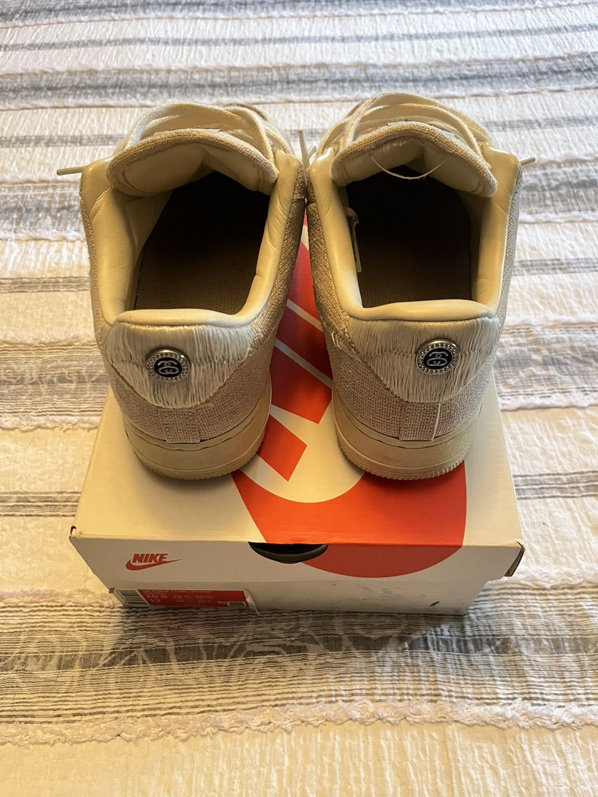 Nike × Stussy STUSSY FOSSIL AIR FORCE ONE Size US 10.5 / EU 43-44 - 3 Thumbnail