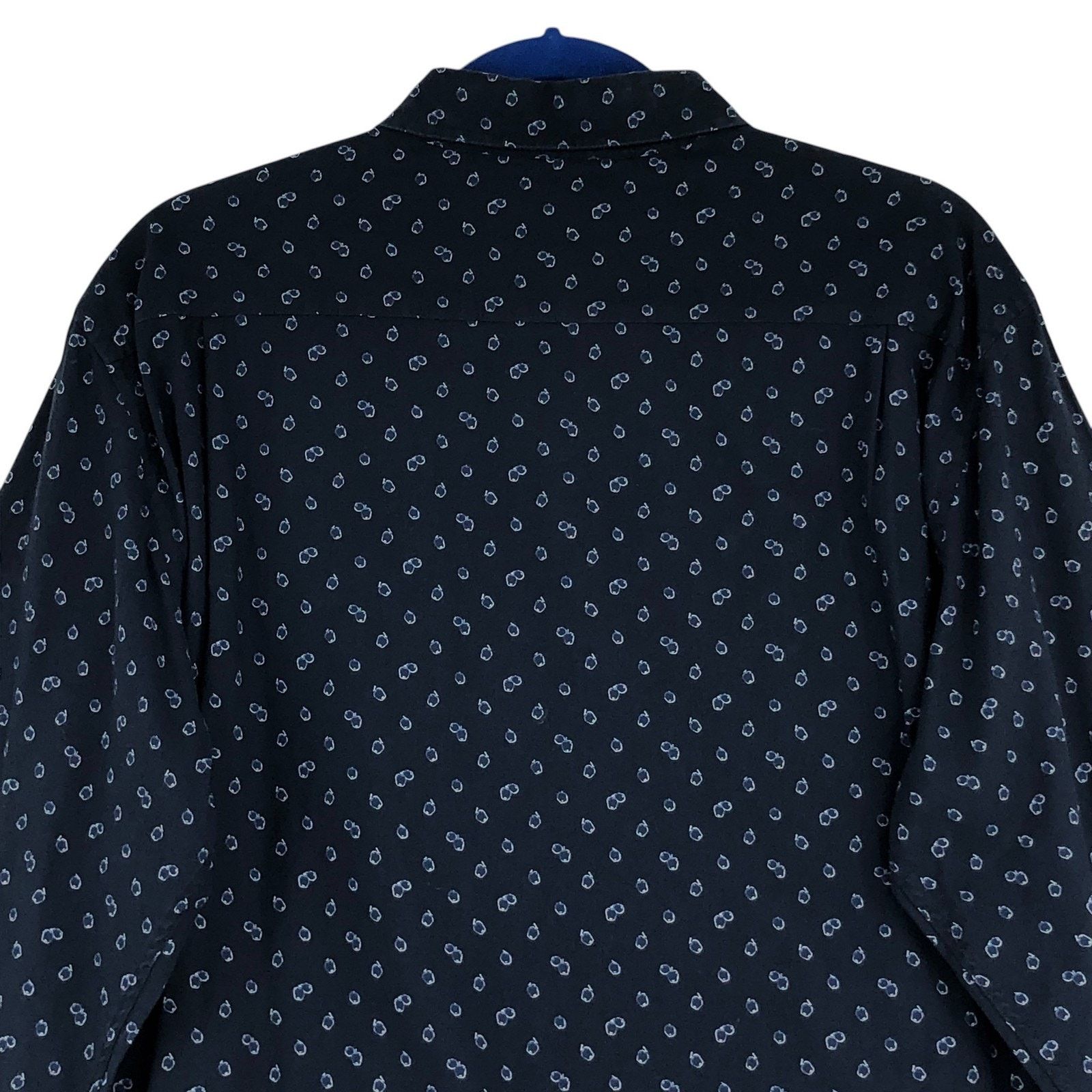 Rodd & Gunn Rodd & Gunn Shirt Navy Blue Original Fit Pattern Cotton Size US L / EU 52-54 / 3 - 9 Thumbnail