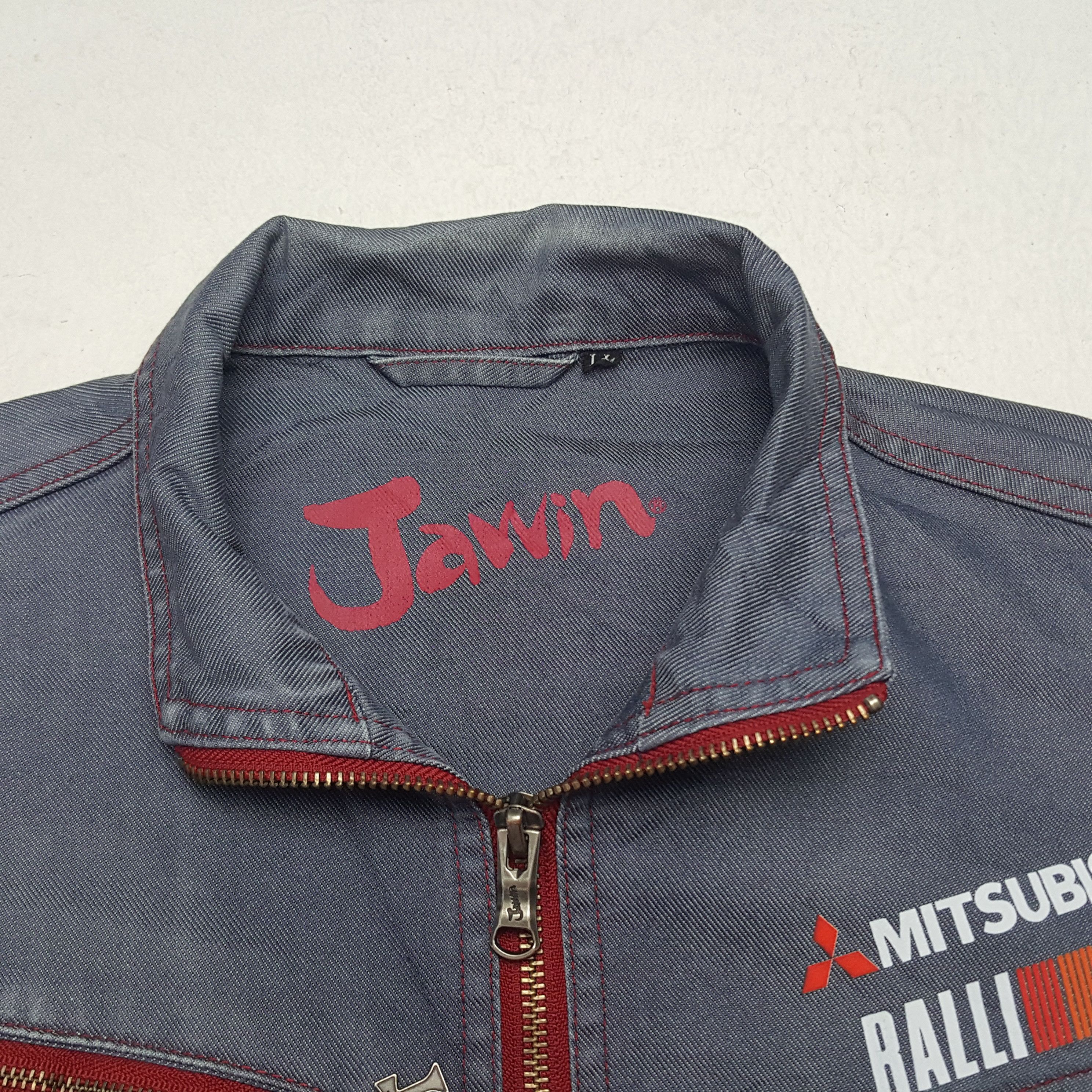 Japanese Brand × Vintage Vintage Mitsubishi RalliArt Racing Custom Uniform Jacket Size US M / EU 48-50 / 2 - 5 Thumbnail