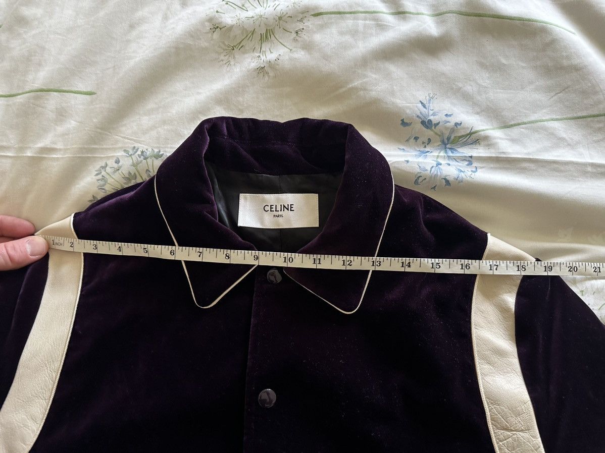 Celine Grail FW20 Celine purple velvet teddy jacket 46 Size US S / EU 44-46 / 1 - 7 Thumbnail