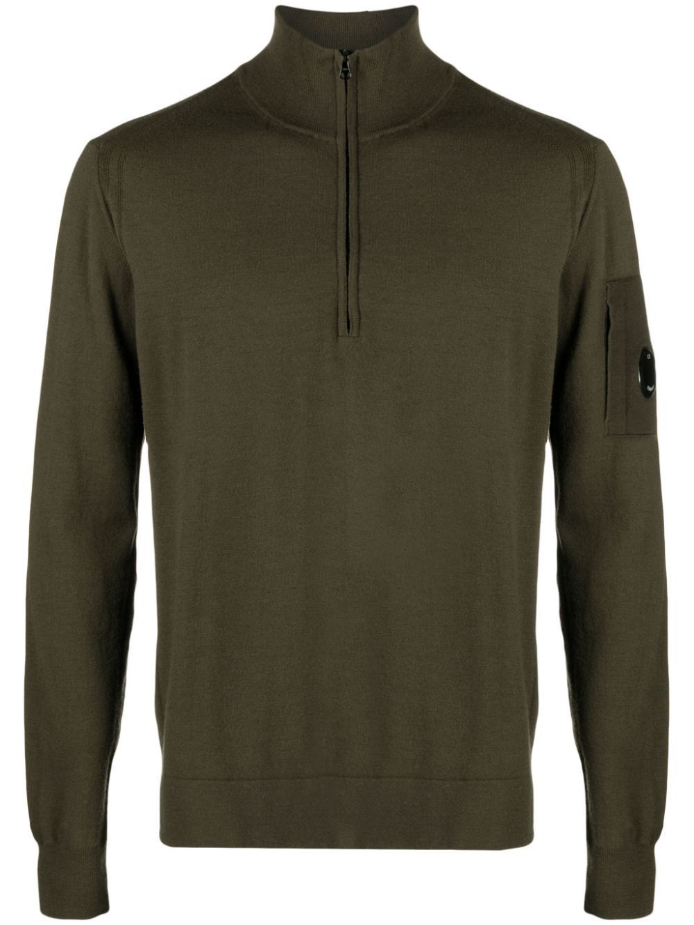 C.P. Company o1y1224 Turtleneck Sweater in Green Size US S / EU 44-46 / 1 - 1 Thumbnail