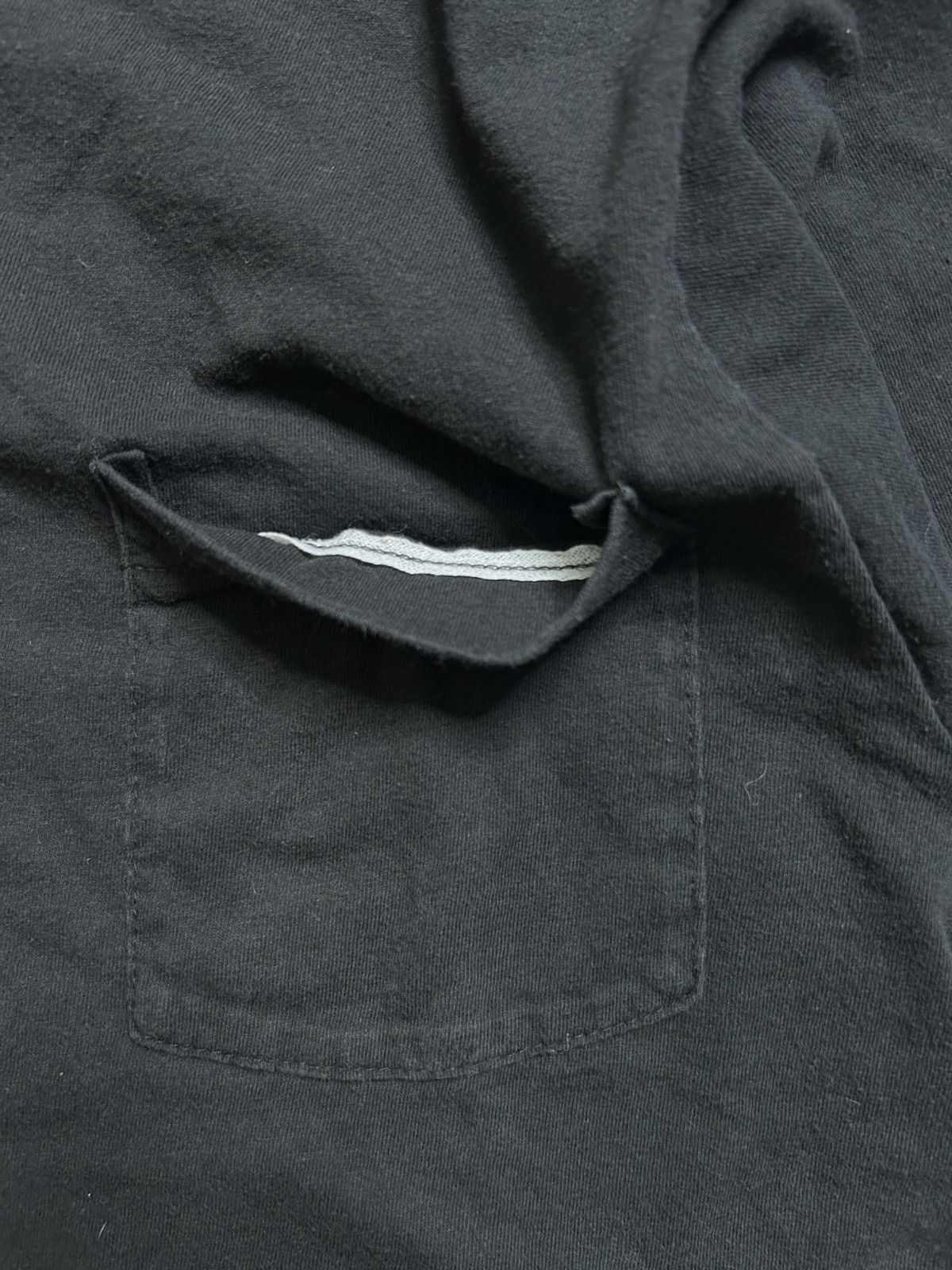 Vintage Vintage 80s/90s Blank Selvedge Pocket Tee Size US M / EU 48-50 / 2 - 3 Thumbnail