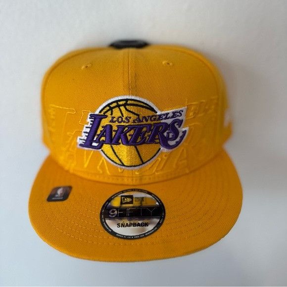 NBA New Los Angeles Lakers New Era Gold 2023 NBA Draft 9FIFTY Sn Size ONE SIZE - 4 Thumbnail