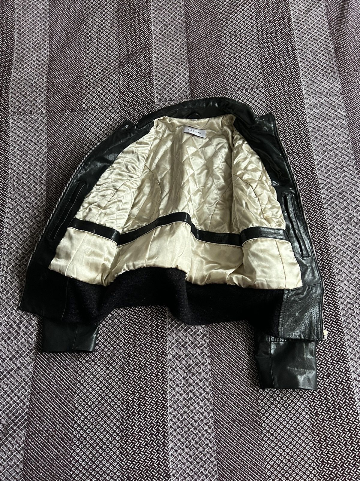 Leather Vintage BIAGGINI Leather Jacket Women Avantgarde Style Sz 38 Size XS / US 0-2 / IT 36-38 - 10 Thumbnail