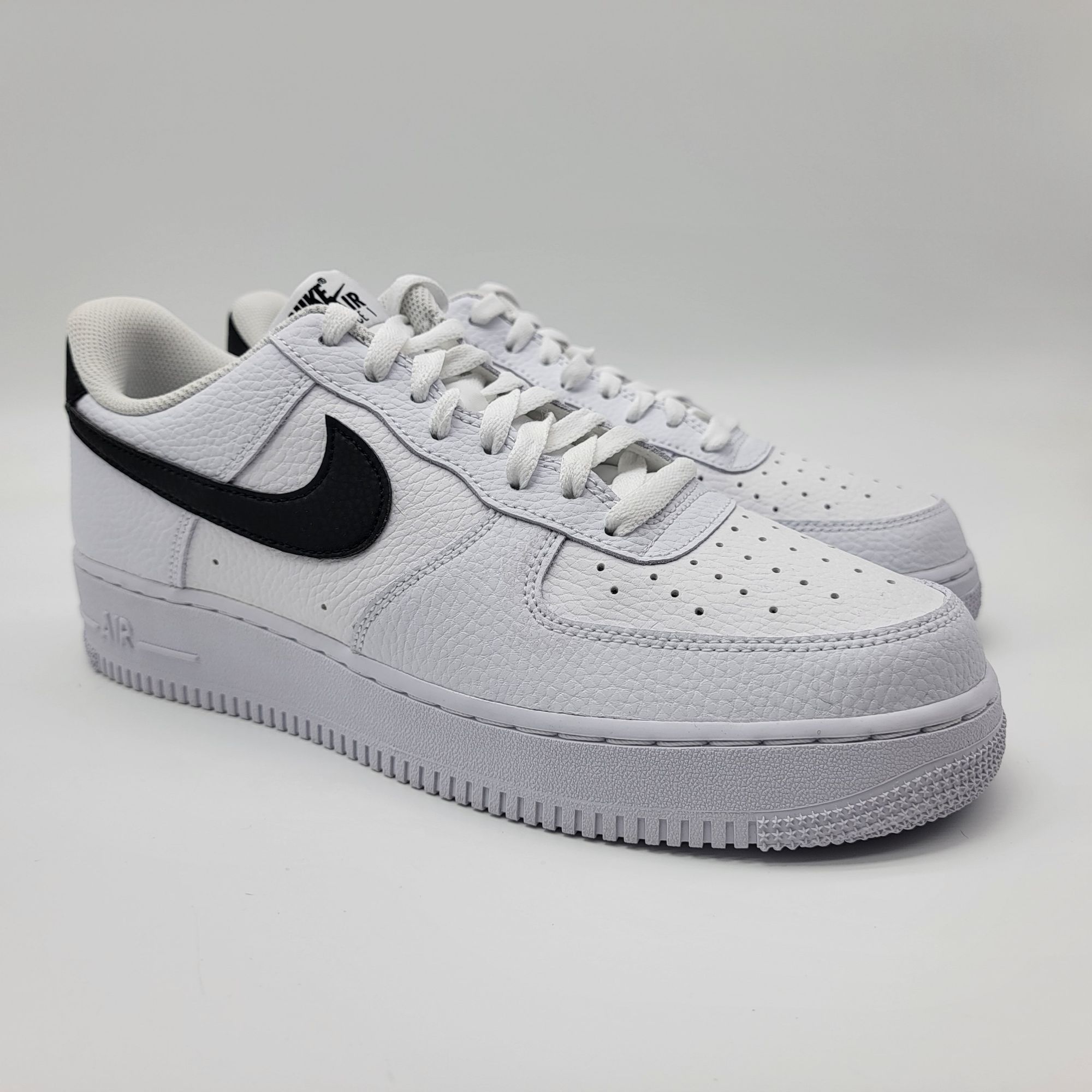 image of New Nike Air Force 1 Low 07 White Black Af1 Shoes Sneakers, Men's (Size 10.5)