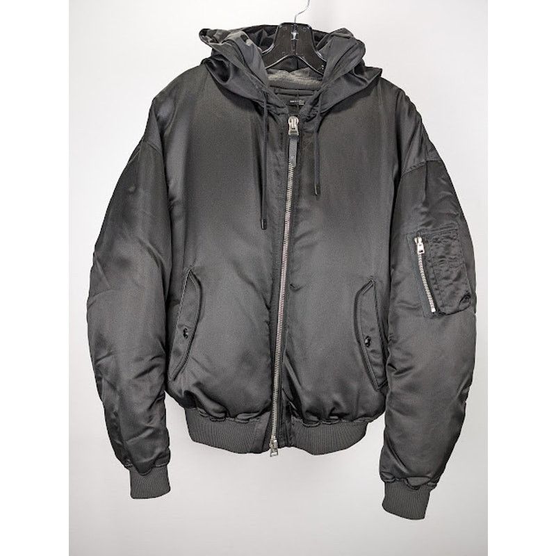 Tom Ford o1rshd1 Hooded Bomber Jacket in Black Size US M / EU 48-50 / 2 - 2 Thumbnail