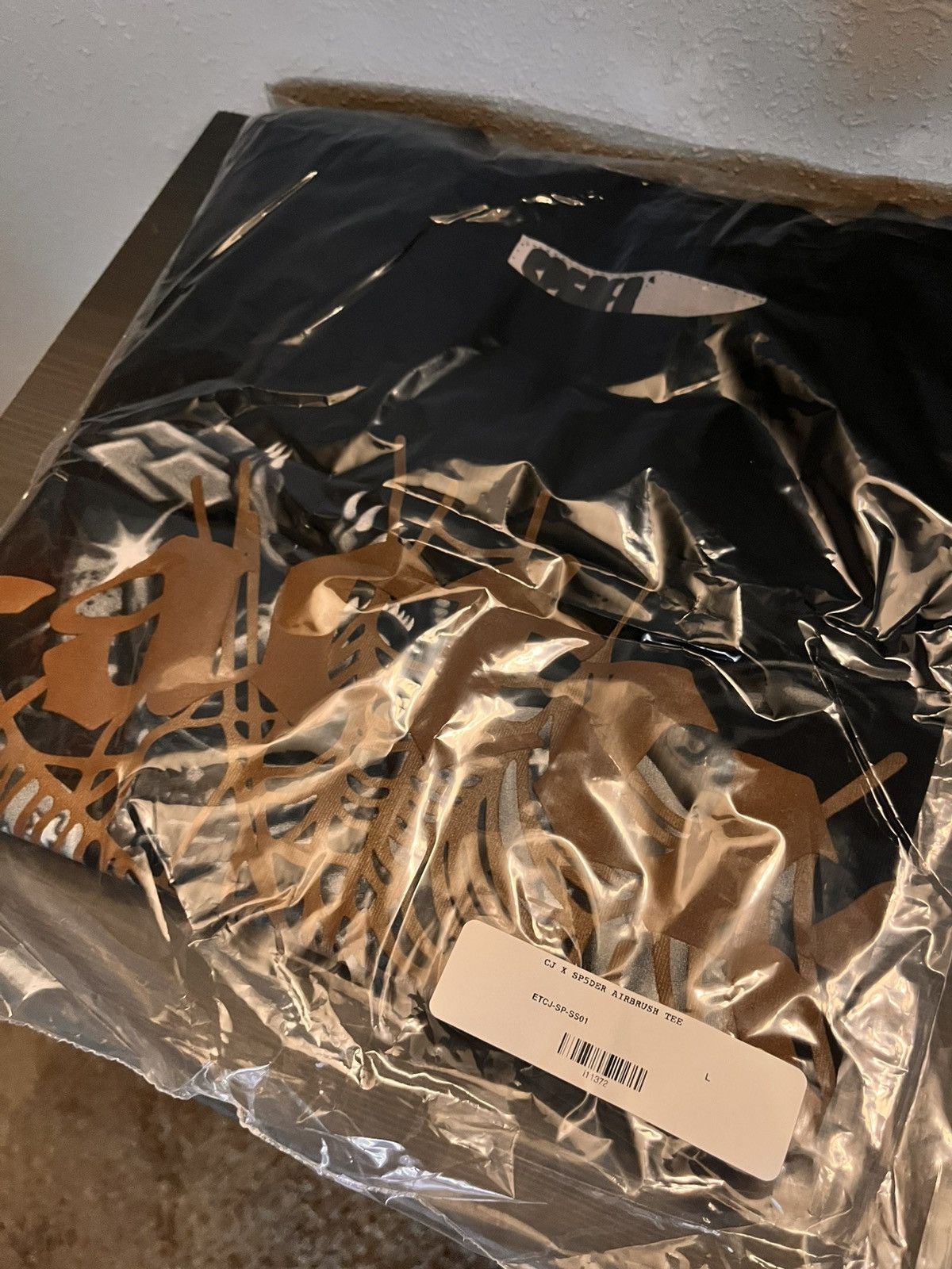 Cactus Jack X Sp5der COMPLEX CON T SHIRT.
