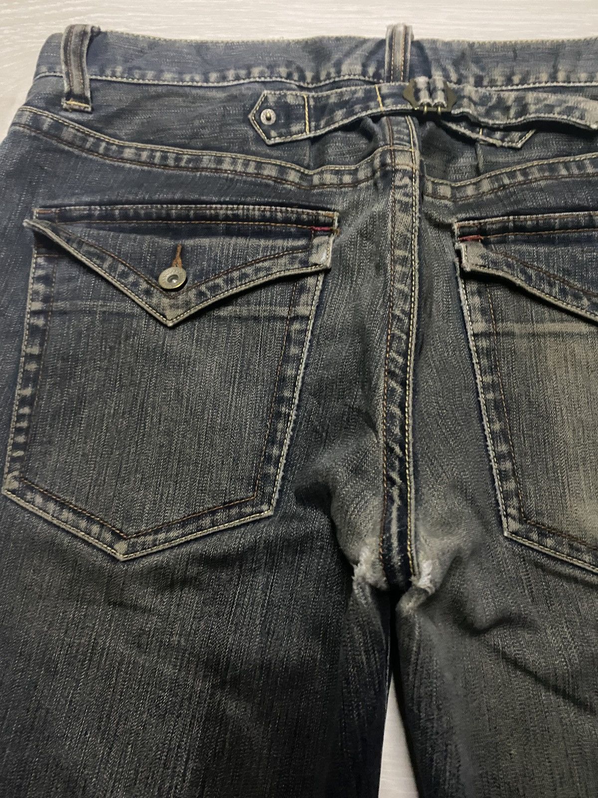 Vintage Vintage Japanese Brands Rusty Distressed Loose Jeans Size US 36 / EU 52 - 7 Thumbnail