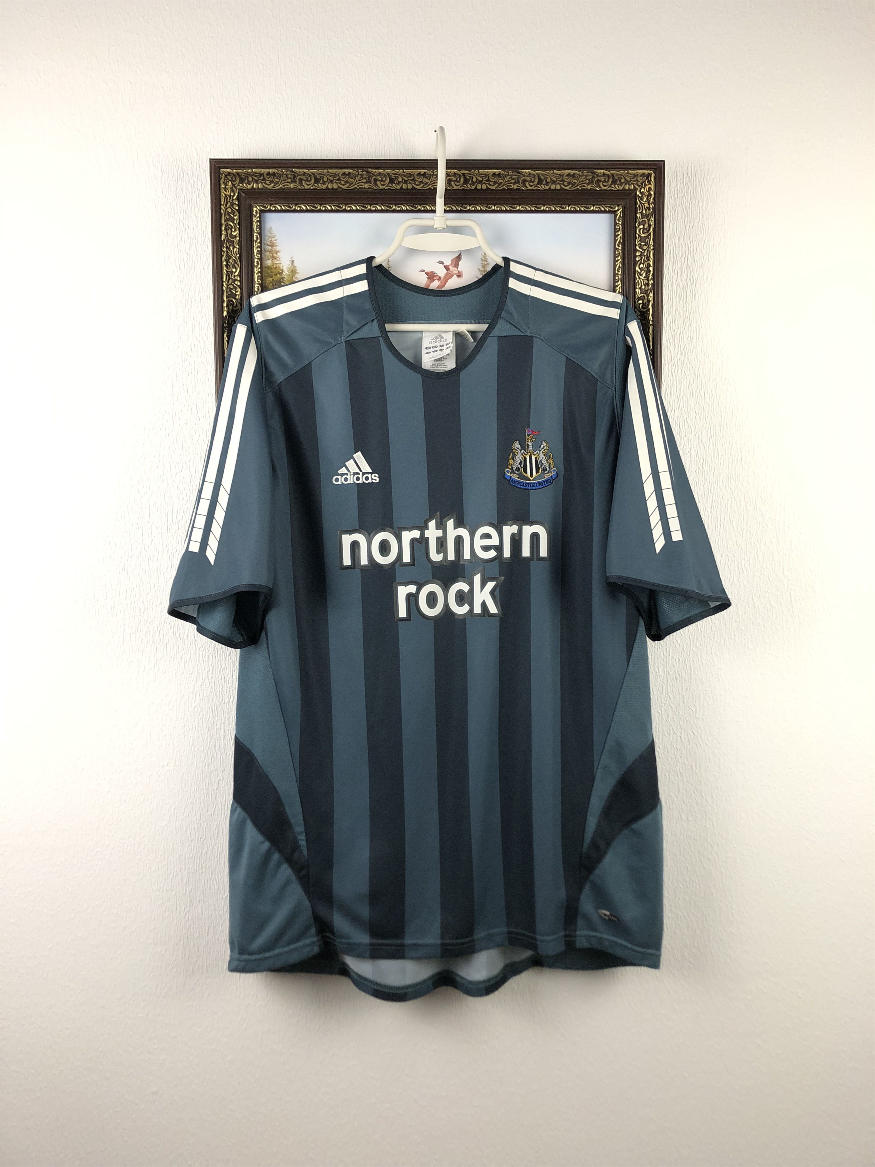 Adidas Newcastle football shirt 2005 Soccer #10 Owen Adidas Jersey Size US L / EU 52-54 / 3 - 3 Thumbnail