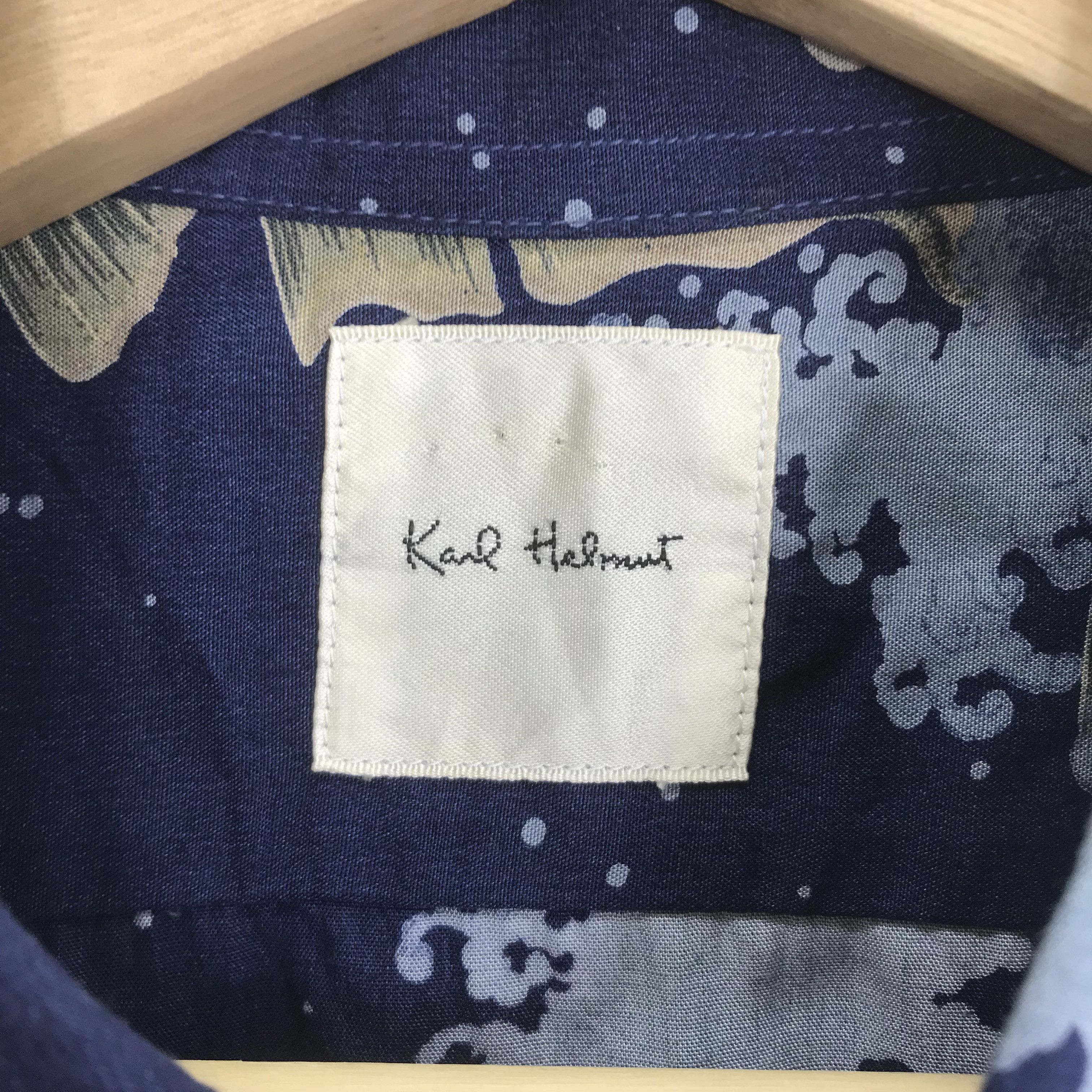 Karl Helmut Vintage 90's Karl Helmut Hawaiian Rayon Japanese Fish Koi Size US L / EU 52-54 / 3 - 8 Thumbnail