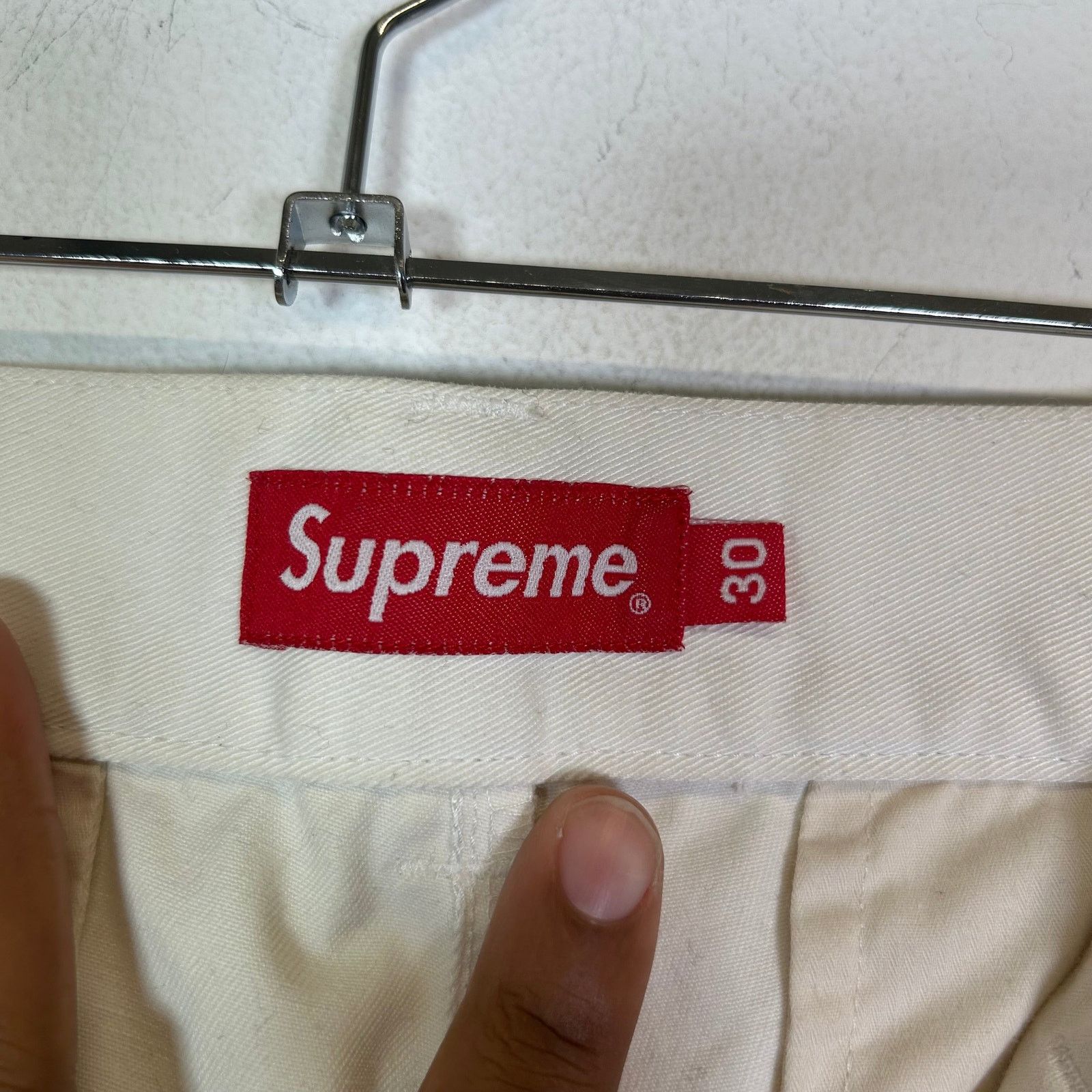 Supreme Supreme White Chino Pants Size US 30 / EU 46 - 4 Thumbnail