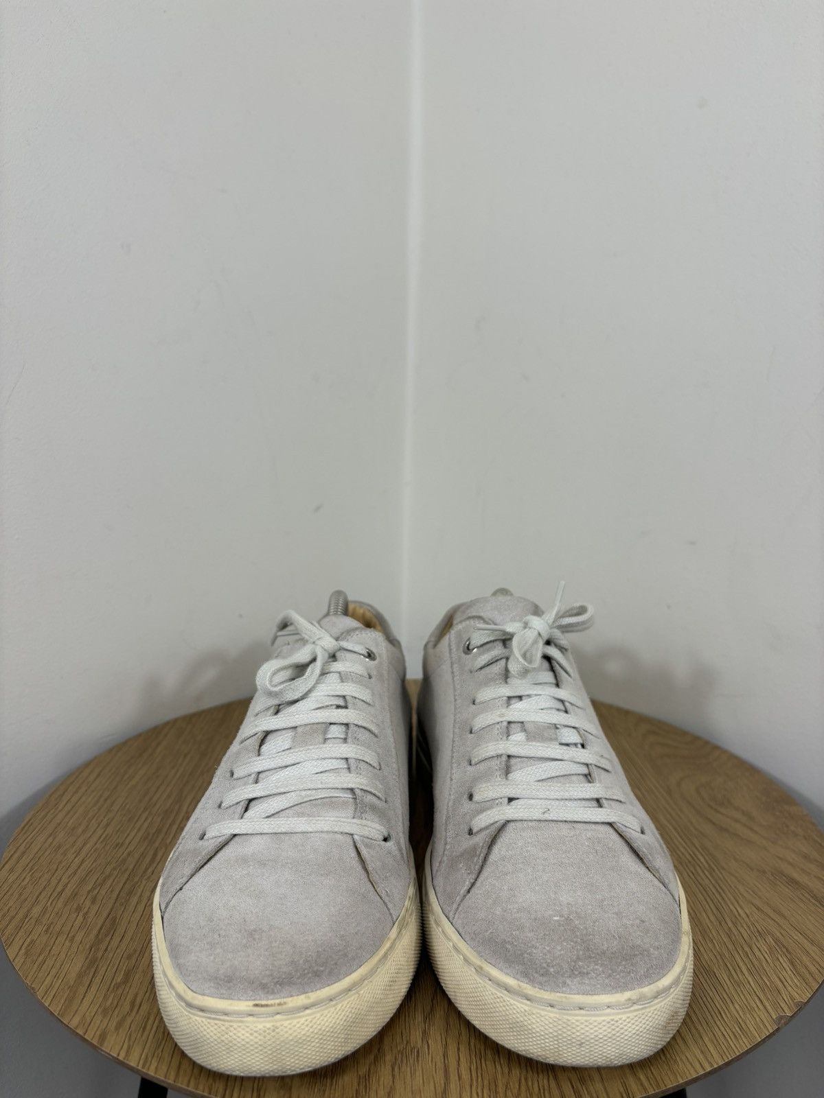 Suitsupply Suitsupply Gray Suede Leather Casual Sneakers Shoes Size US 7 / EU 40 - 7 Thumbnail