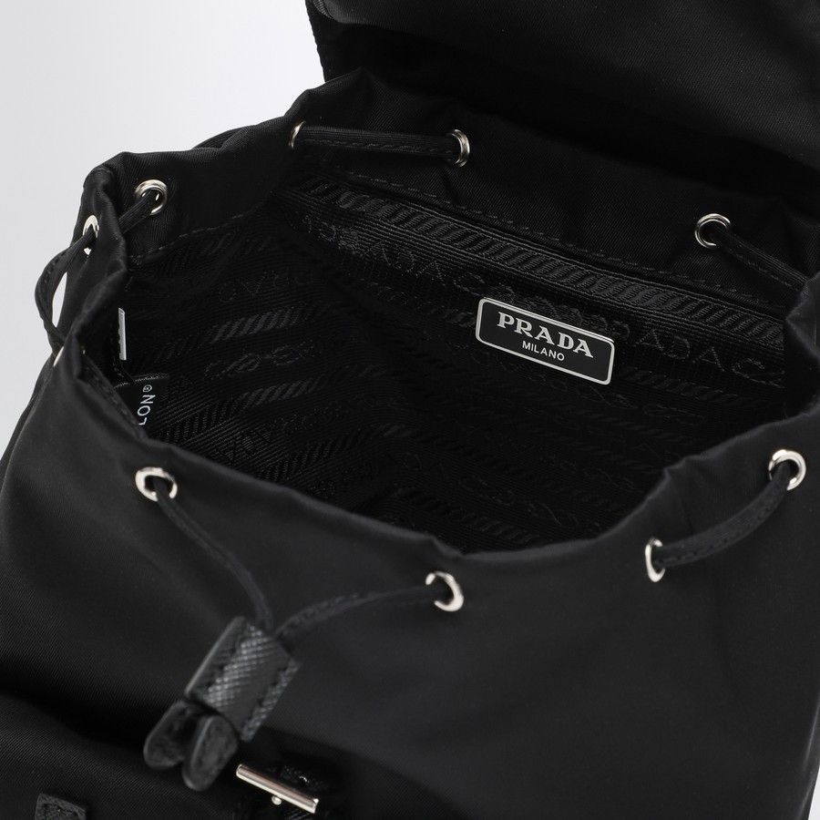 Prada o1d2blof0924 Size : OS / Logo Backpack Bag In Black Size ONE SIZE - 4 Thumbnail