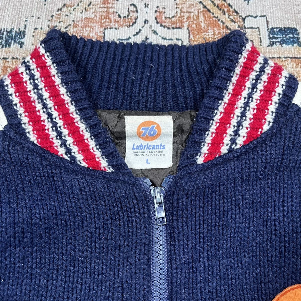 Japanese Brand Vtg Lubricant Union 76 Bomber Jacket Knited Size US L / EU 52-54 / 3 - 7 Thumbnail