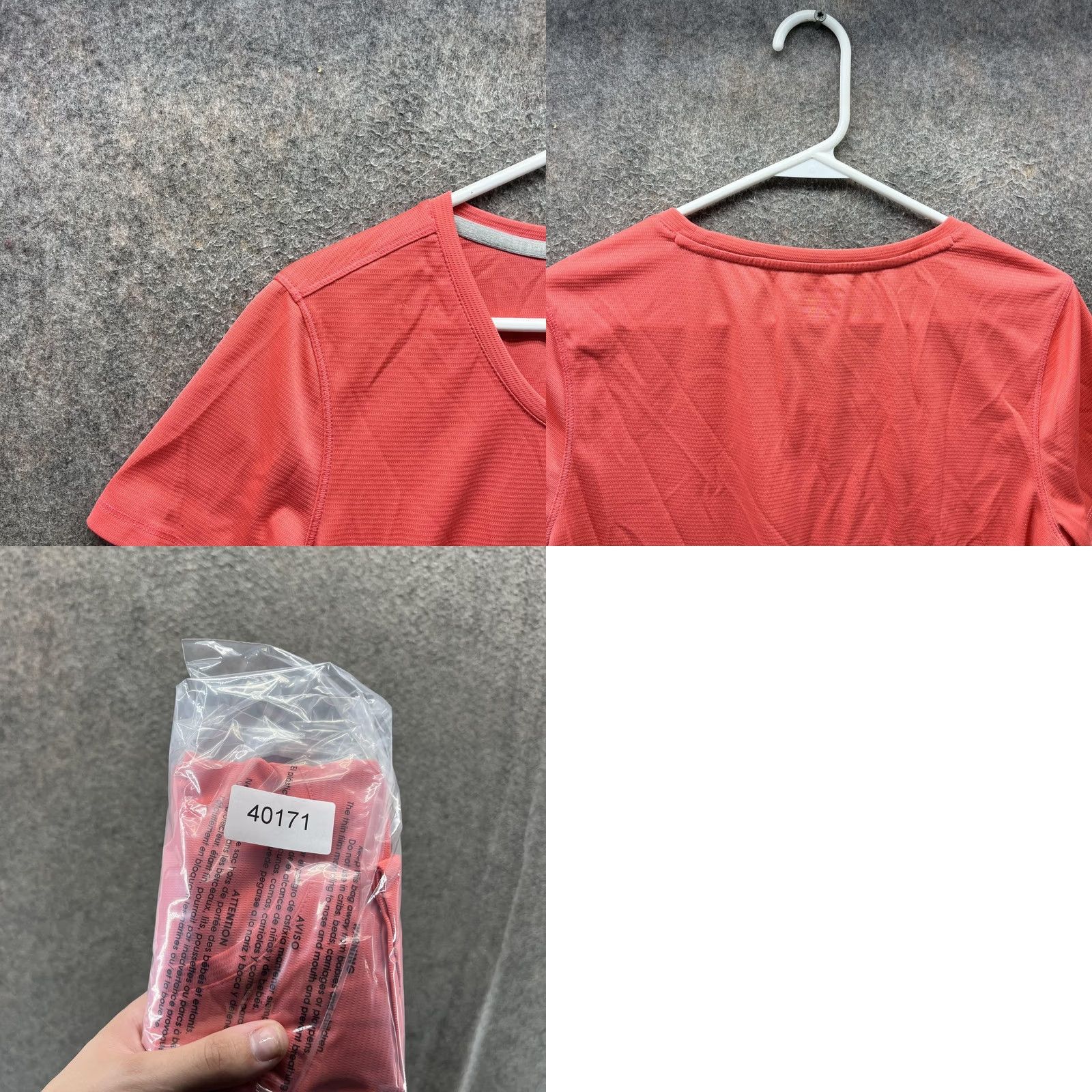 Vintage Reel Legends Shirt Womens Medium Pink Freeline Scoop Neck Performance Top Size M / US 6-8 / IT 42-44 - 8 Thumbnail