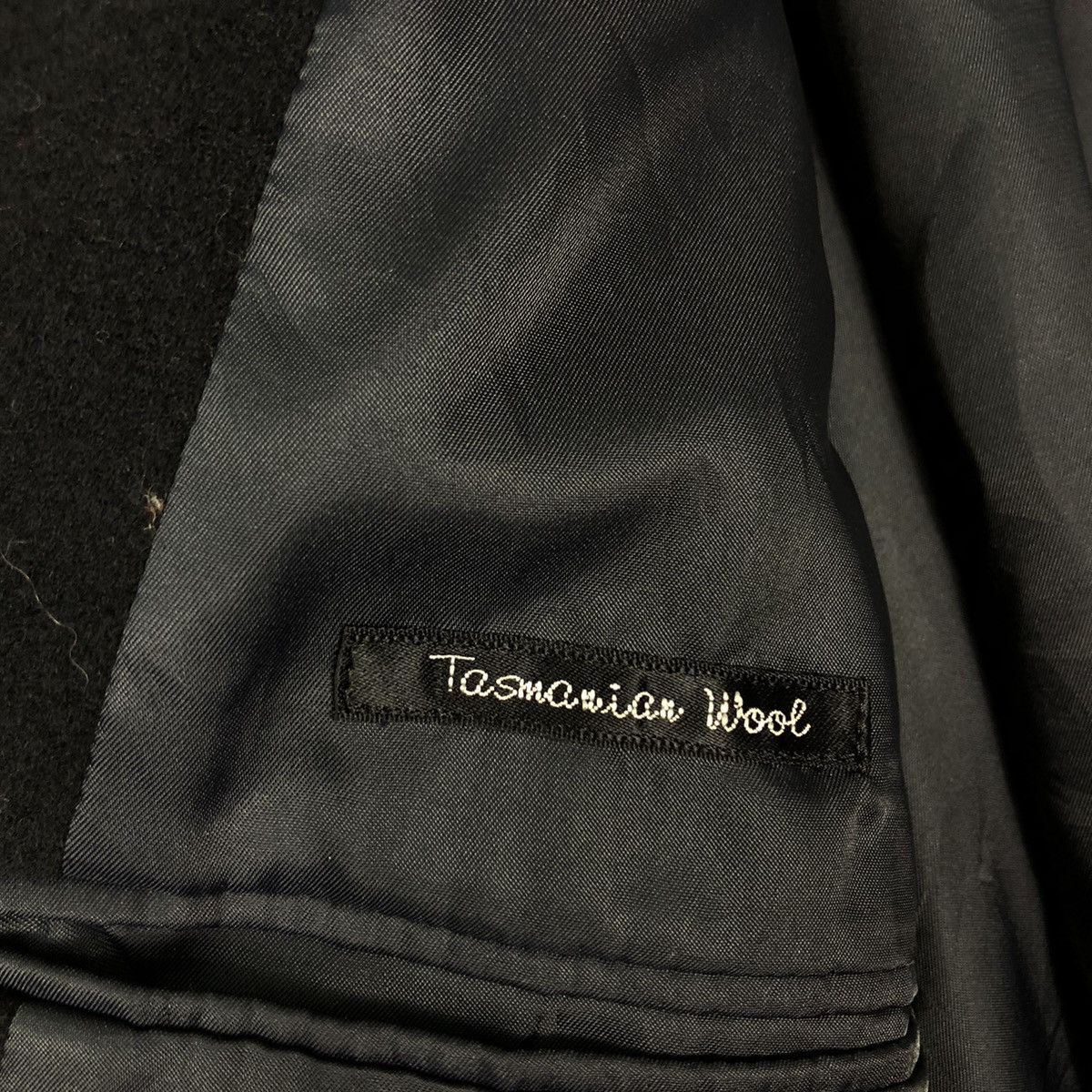 Japanese Brand 🔥Vtg Wool Long Jacket Rich Black D’Urban Yohji Yamamoto Size US M / EU 48-50 / 2 - 18 Thumbnail