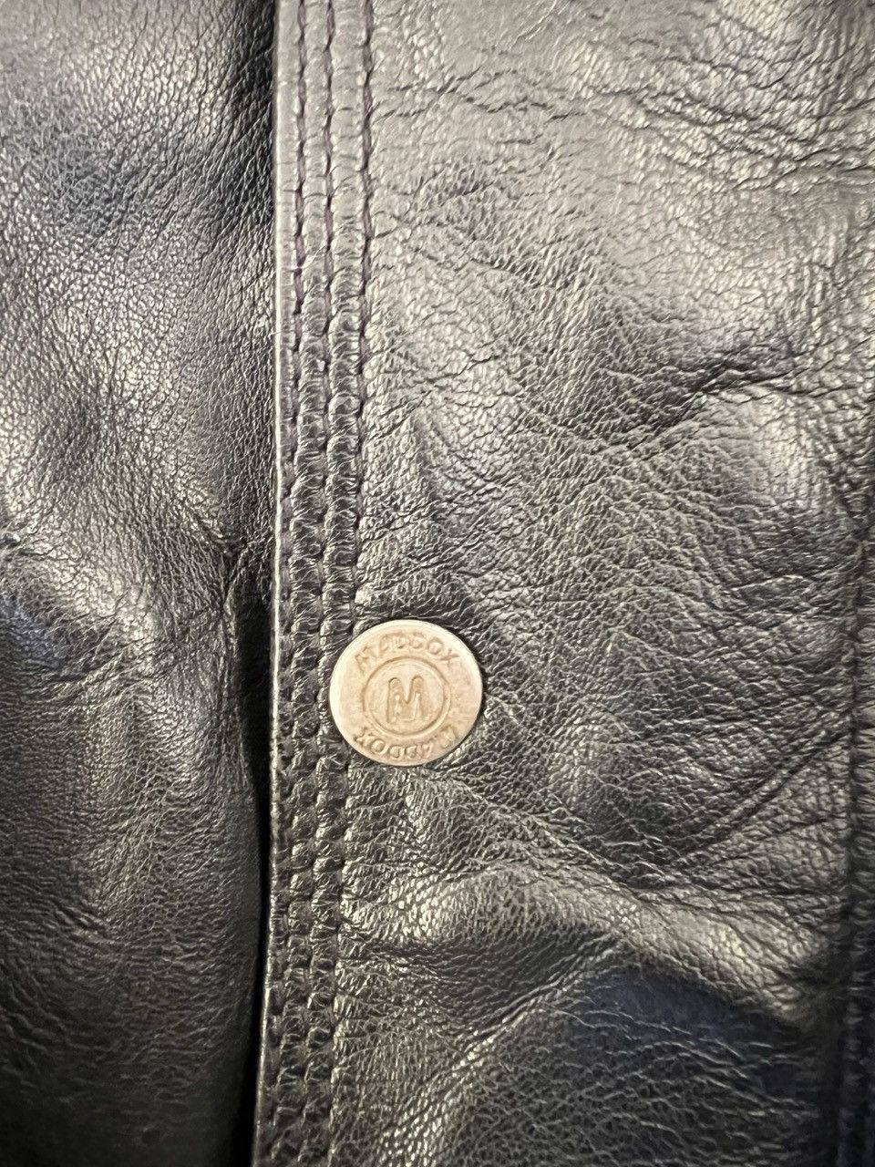 Other Maddox European Leather Jacket. Black. Size 52. Fits L Size US L / EU 52-54 / 3 - 9 Thumbnail