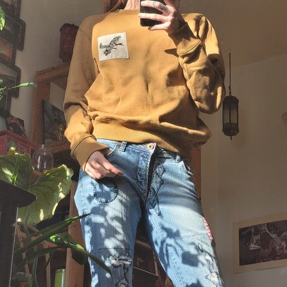 Chevignon Chevignon Patch Togs Nut 2027 Crewneck Sweater - Xs Size US XS / EU 42 / 0 - 2 Thumbnail