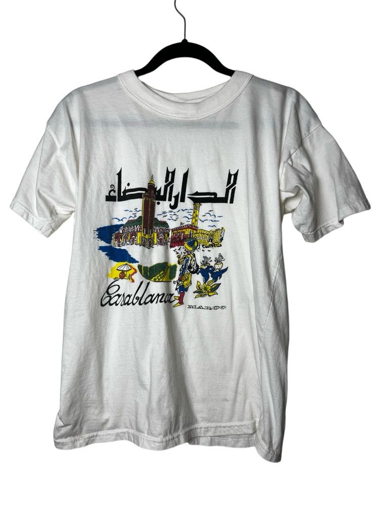 Vintage Vintage Casablanca - Maroc (Morocco) Souvenir T-Shirt Size US S / EU 44-46 / 1 - 1 Thumbnail