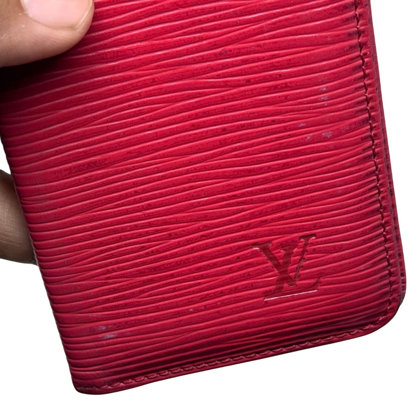 Louis Vuitton Louis Vuitton Red Bifold Wallet Size ONE SIZE - 13 Thumbnail