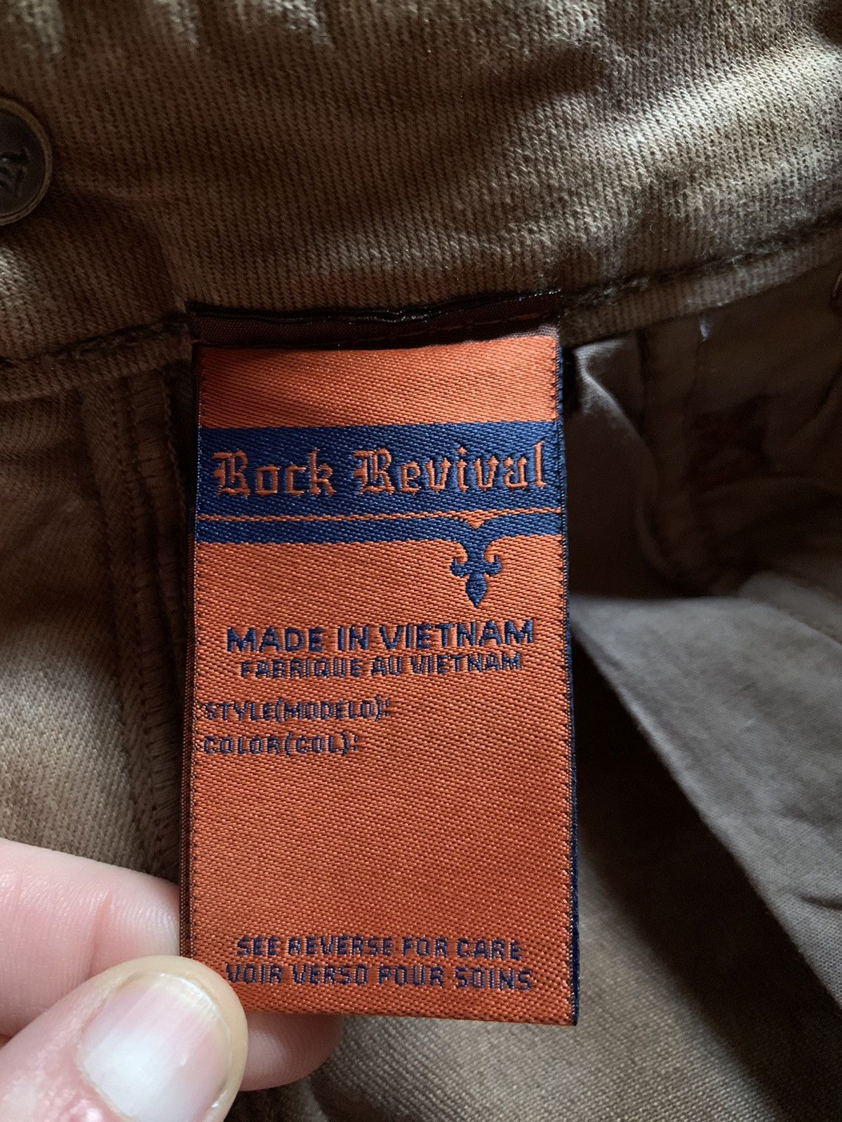 Rock Revival *RARE* New Rock Revival Distressed Biker Moto Denim Jeans Size US 34 / EU 50 - 12 Thumbnail