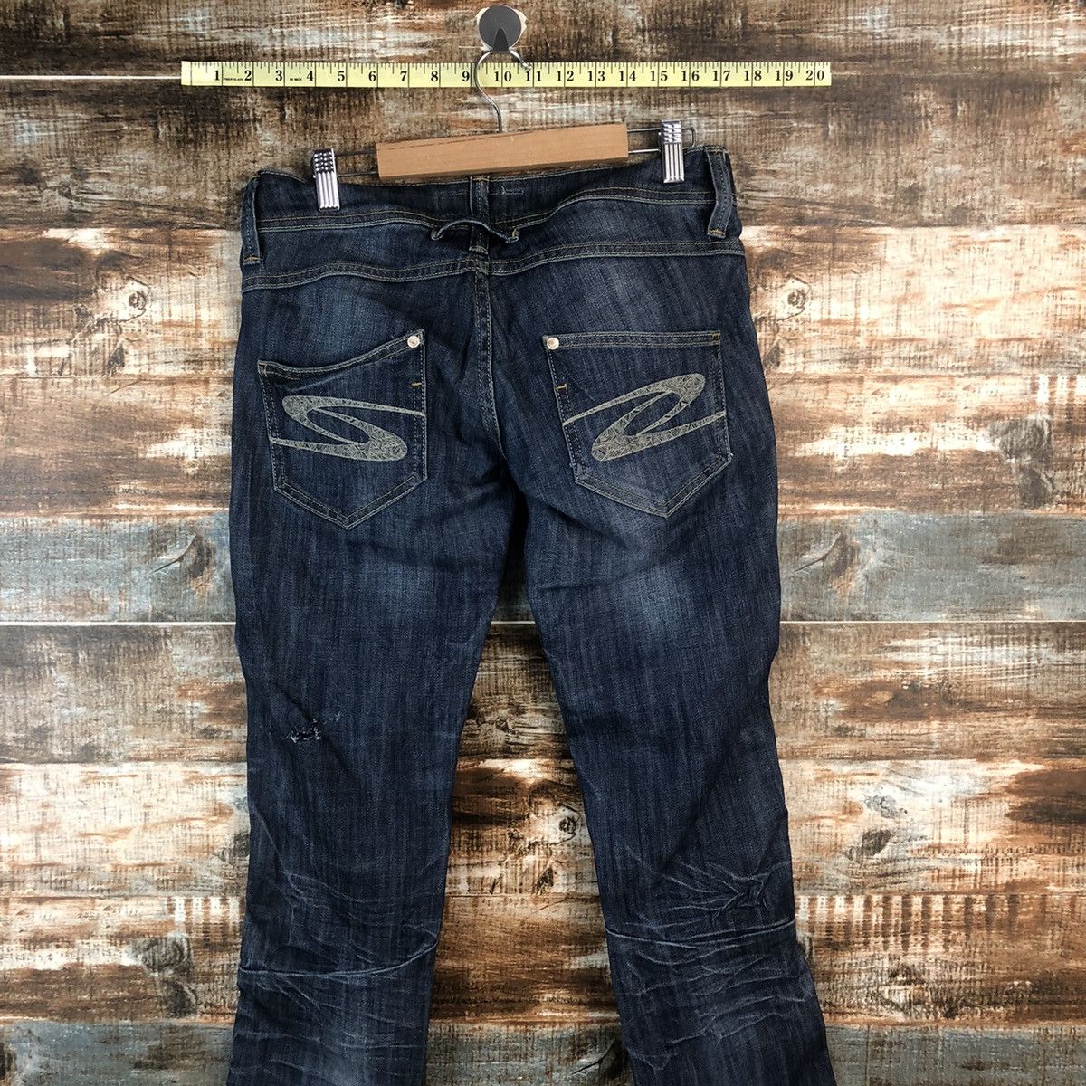 Japanese Brand TRF Denim Distressed Denim Pants #A2113 Size 28" / US 6 / IT 42 - 15 Thumbnail