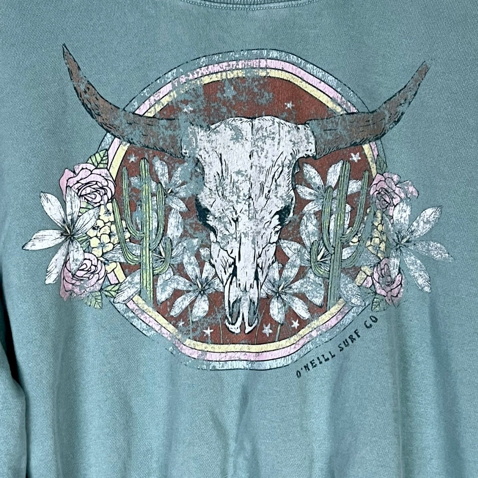 O'Neill O'Neill Womens L Moment Crop Crewneck Sweatshirt Southwest Size L / US 10 / IT 46 - 4 Thumbnail