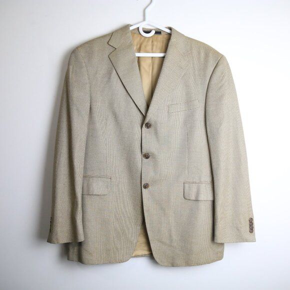 Arnold Brant Arnold Brant 100% Bamboo Single Breasted Tailored Blazer Size 40S - 1 Thumbnail