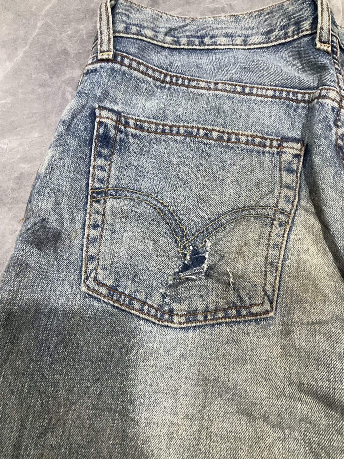 Levi's × Levi's Vintage Clothing × Vintage Vintage Levis 503 Distressed Jeans 359 Size US 31 - 10 Thumbnail