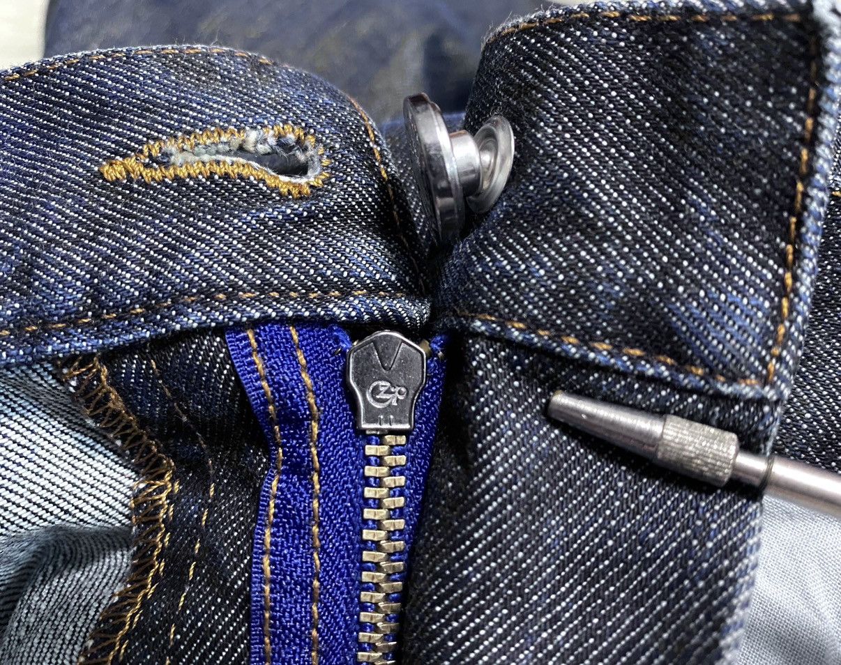 Versace Vintage Gianni Versace Sport Straight Cotton Navy Jean Denim Size US 34 / EU 50 - 21 Thumbnail