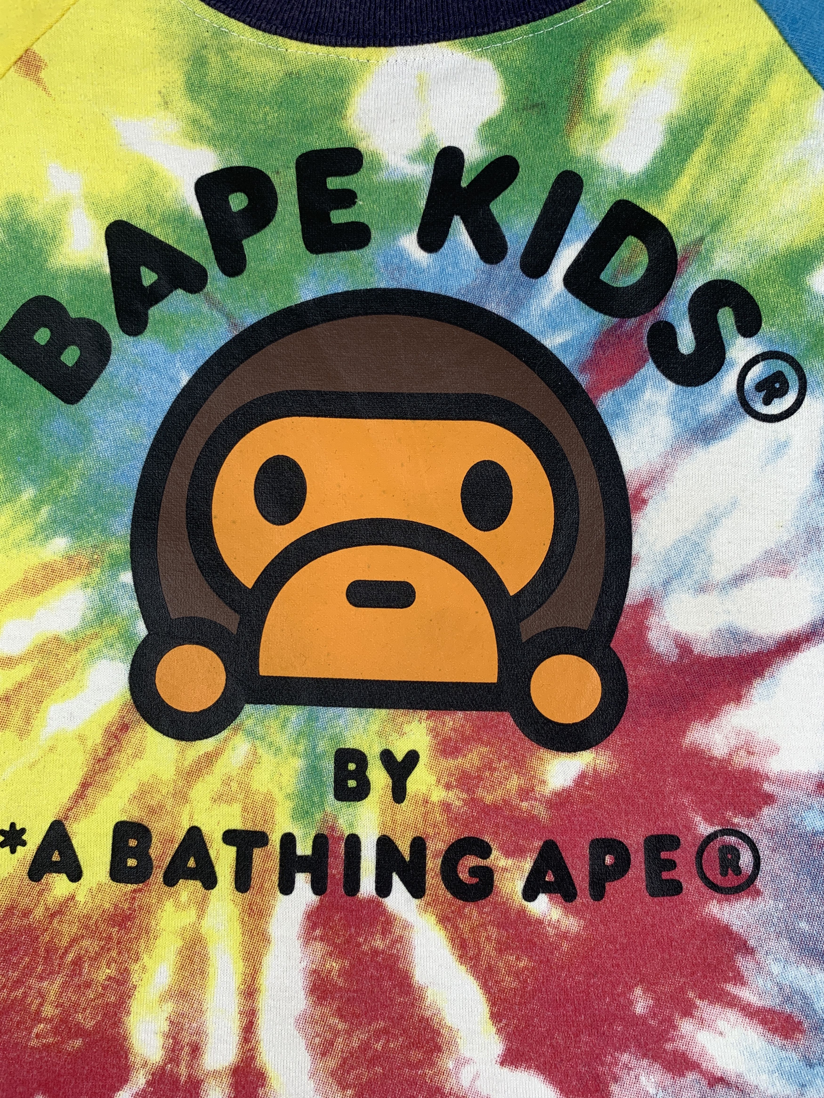 Bape A Bathing Ape Tie-Dye Baby Tee (XS) Size XS / US 0-2 / IT 36-38 - 4 Thumbnail