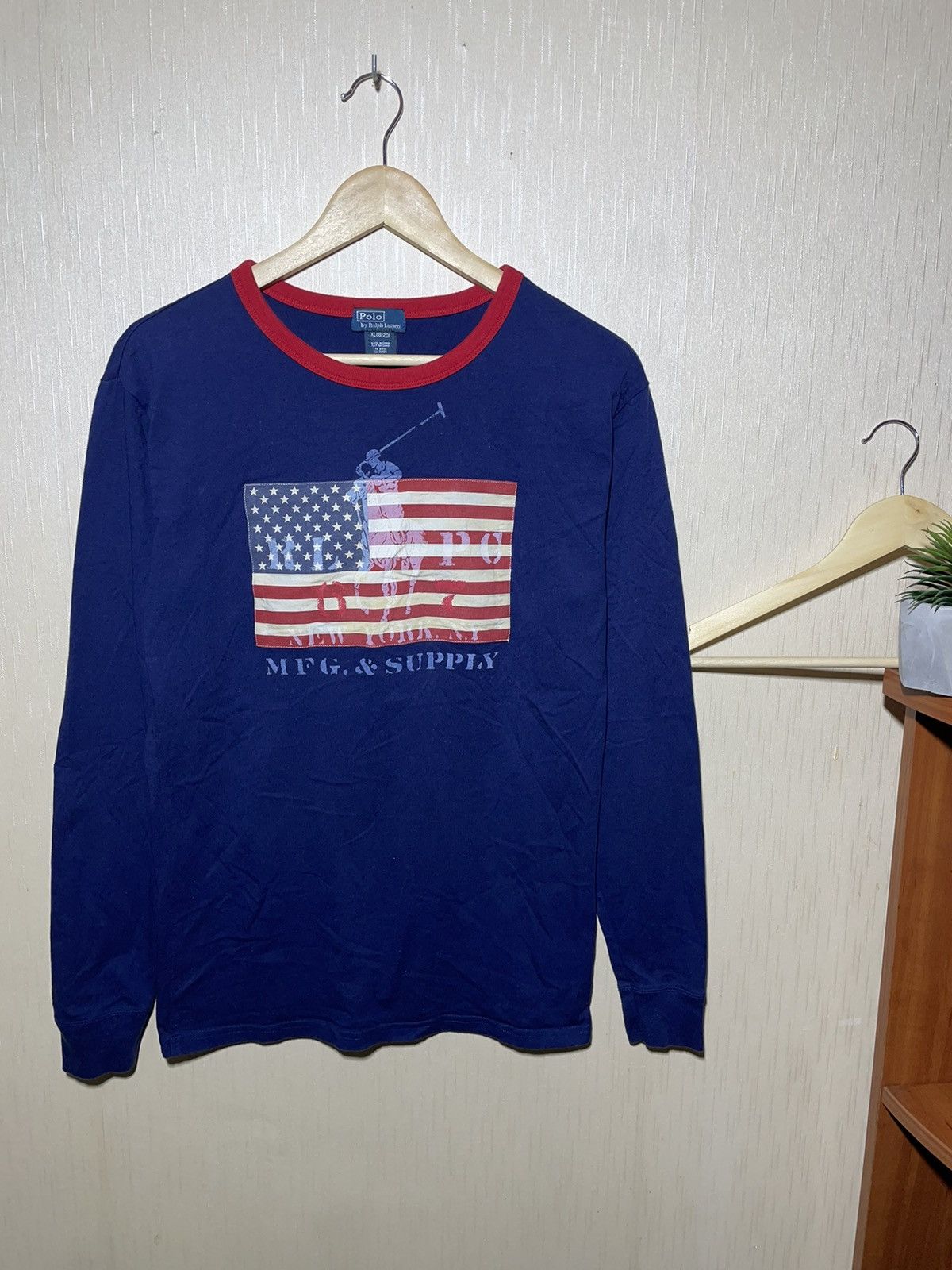 Polo Ralph Lauren × Vintage Polo Ralph Lauren Vintage USA long sleeve Size US S / EU 44-46 / 1 - 1 Thumbnail